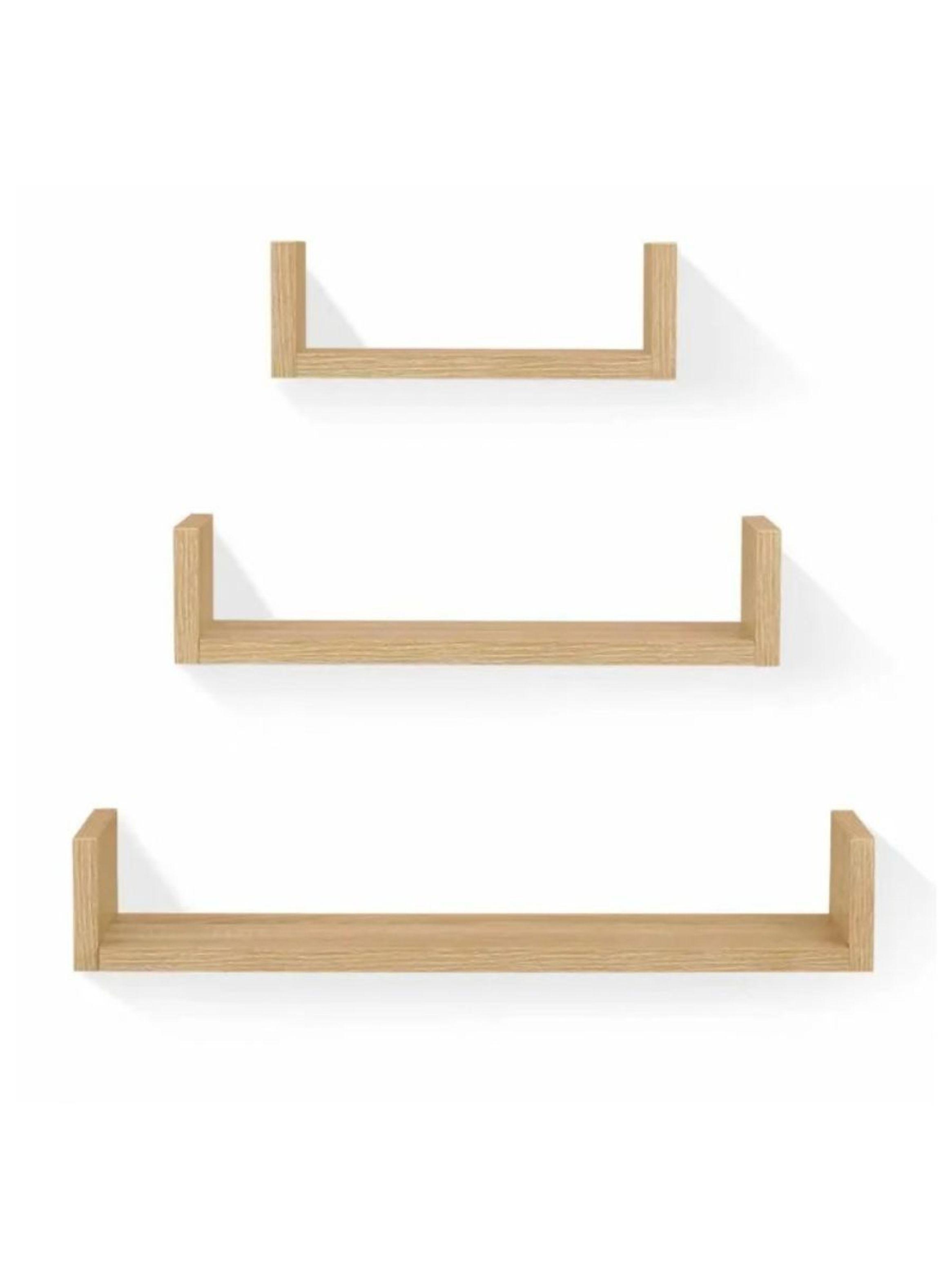 Set 3 Estantes Repisas Flotantes Decorativos Minimalistas-1