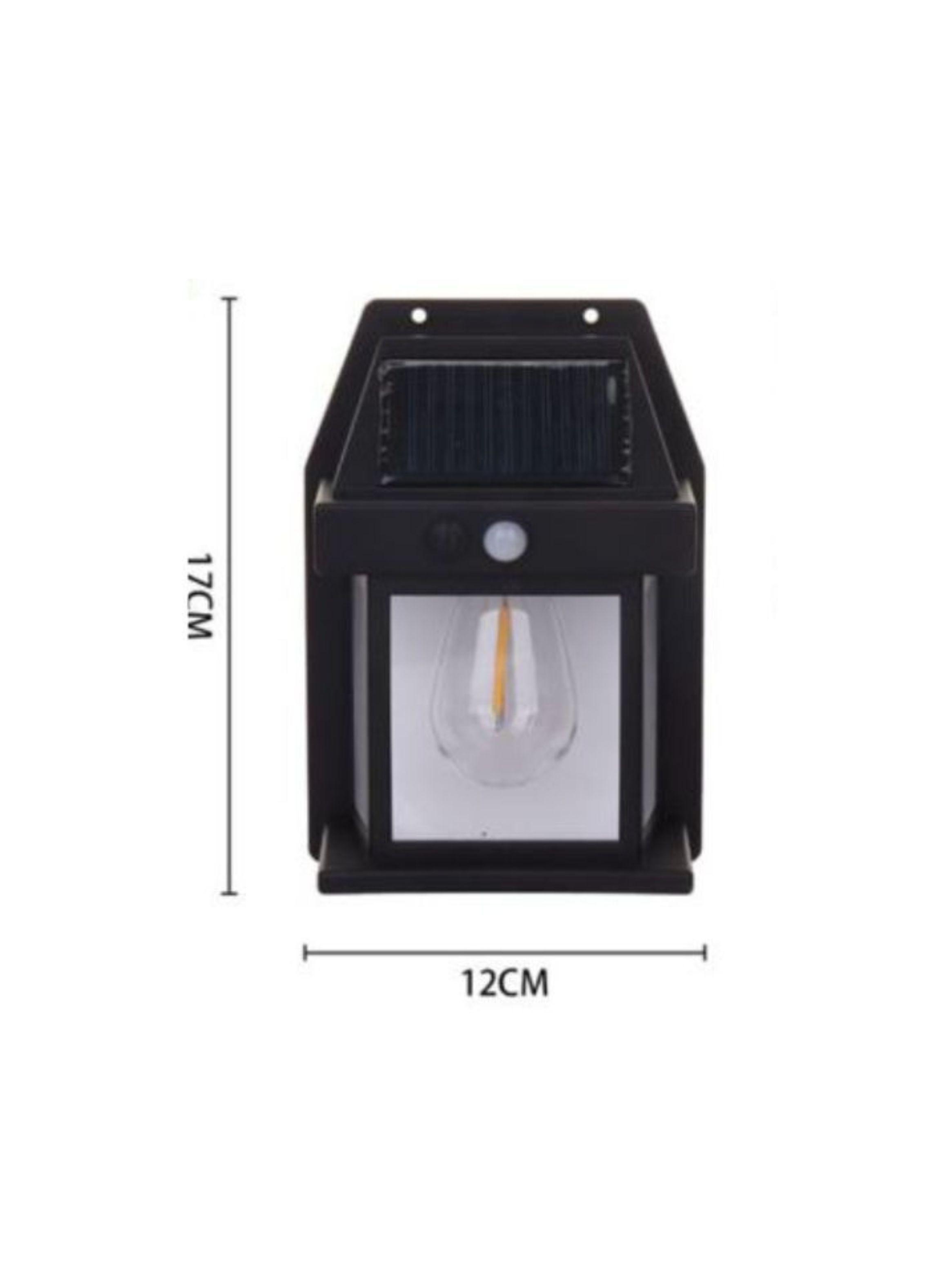 Foco Solar Exterior Impermeable Con Sensor Movimiento -1