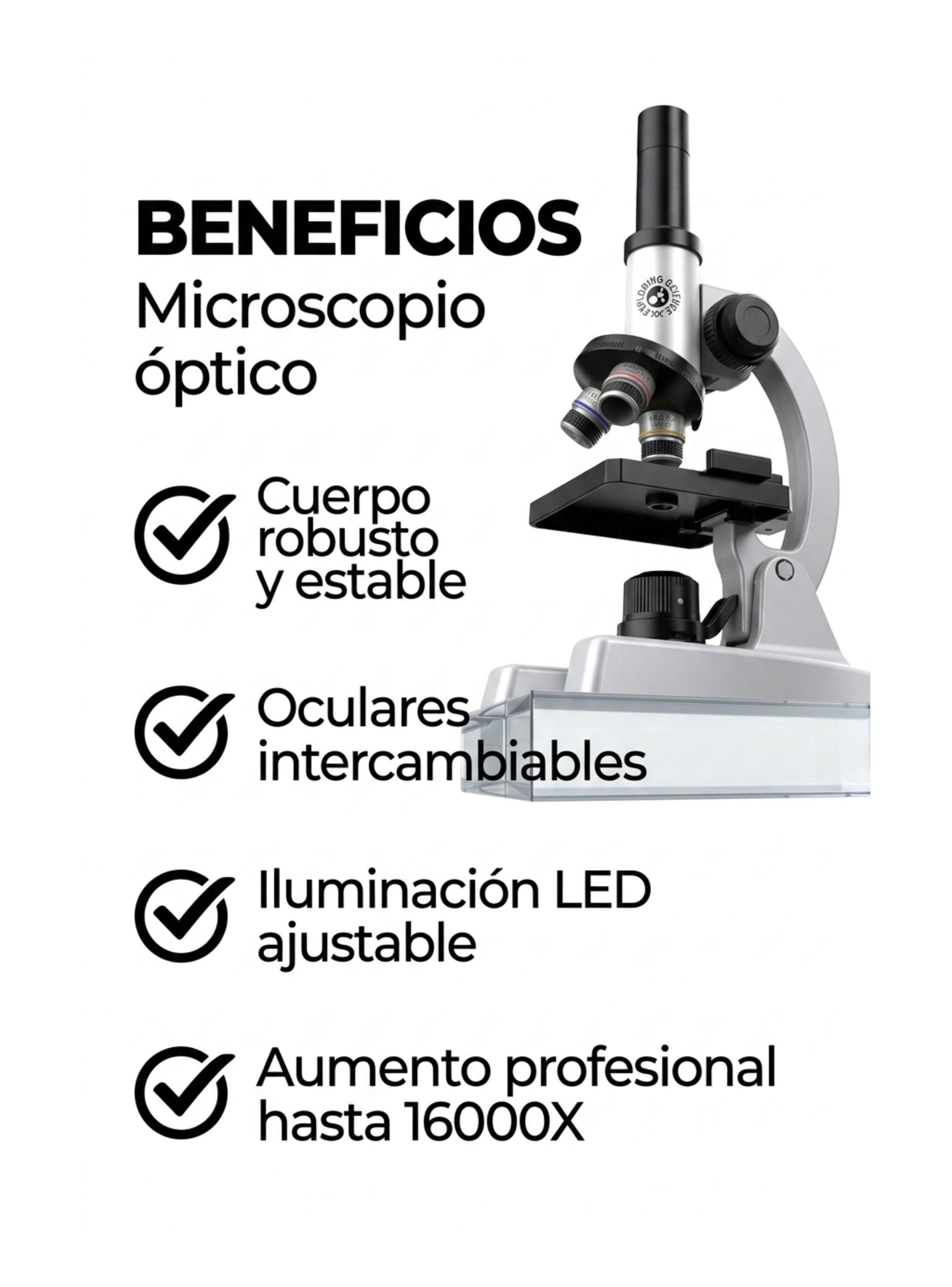 Microscopio Científico Infantil Escolar Juguete Stem Niños-2