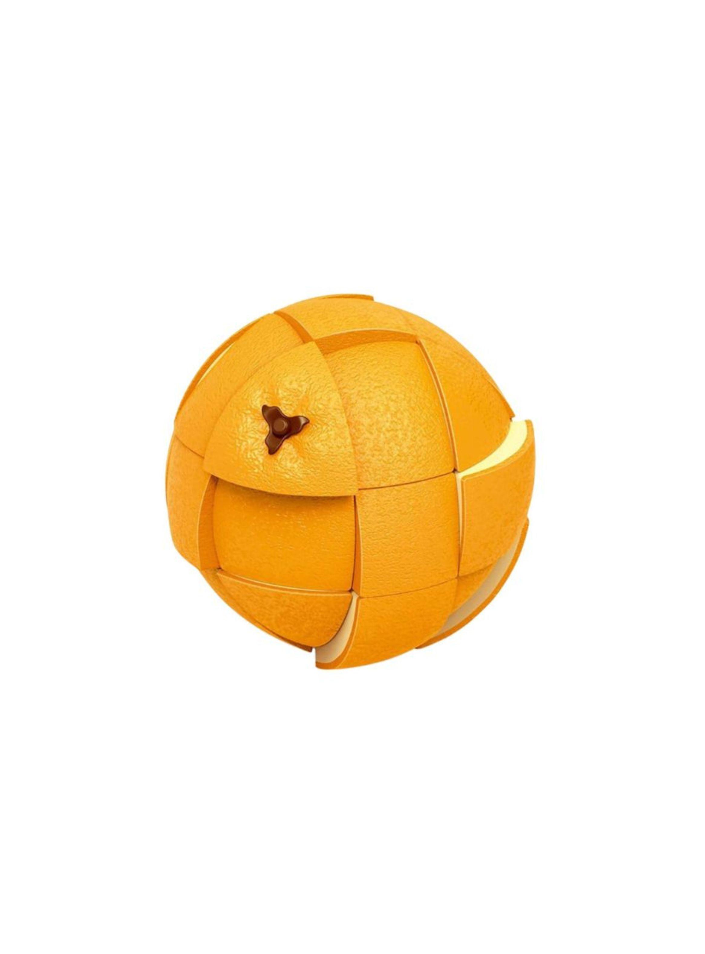 Cubo De Rubik Magico De Naranja 3D-3