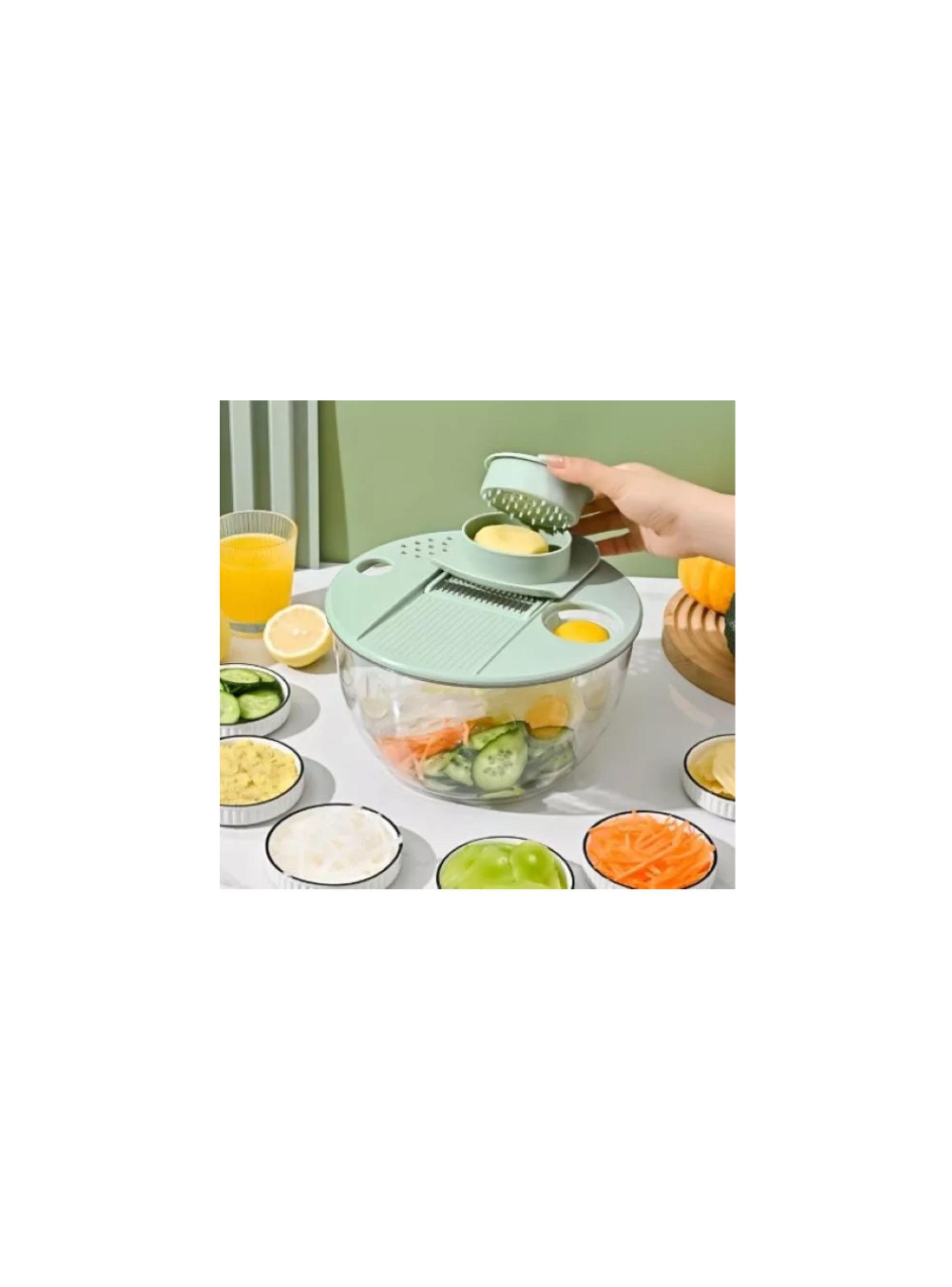 Secador Escurridor Rallador Verduras 7 En 1 Cocina-2