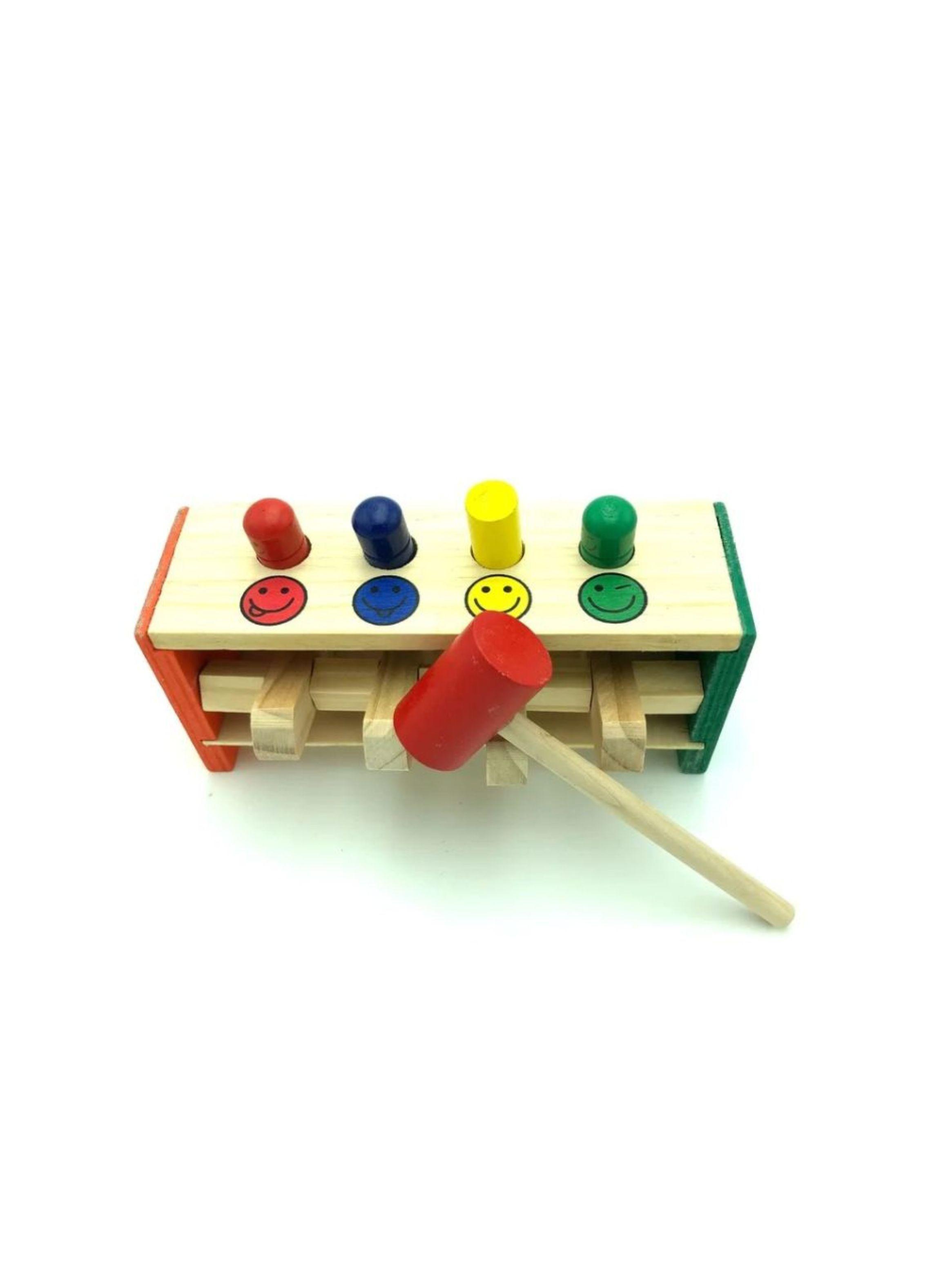 Juego De Madera Martillo Saltarin Para Niños-2