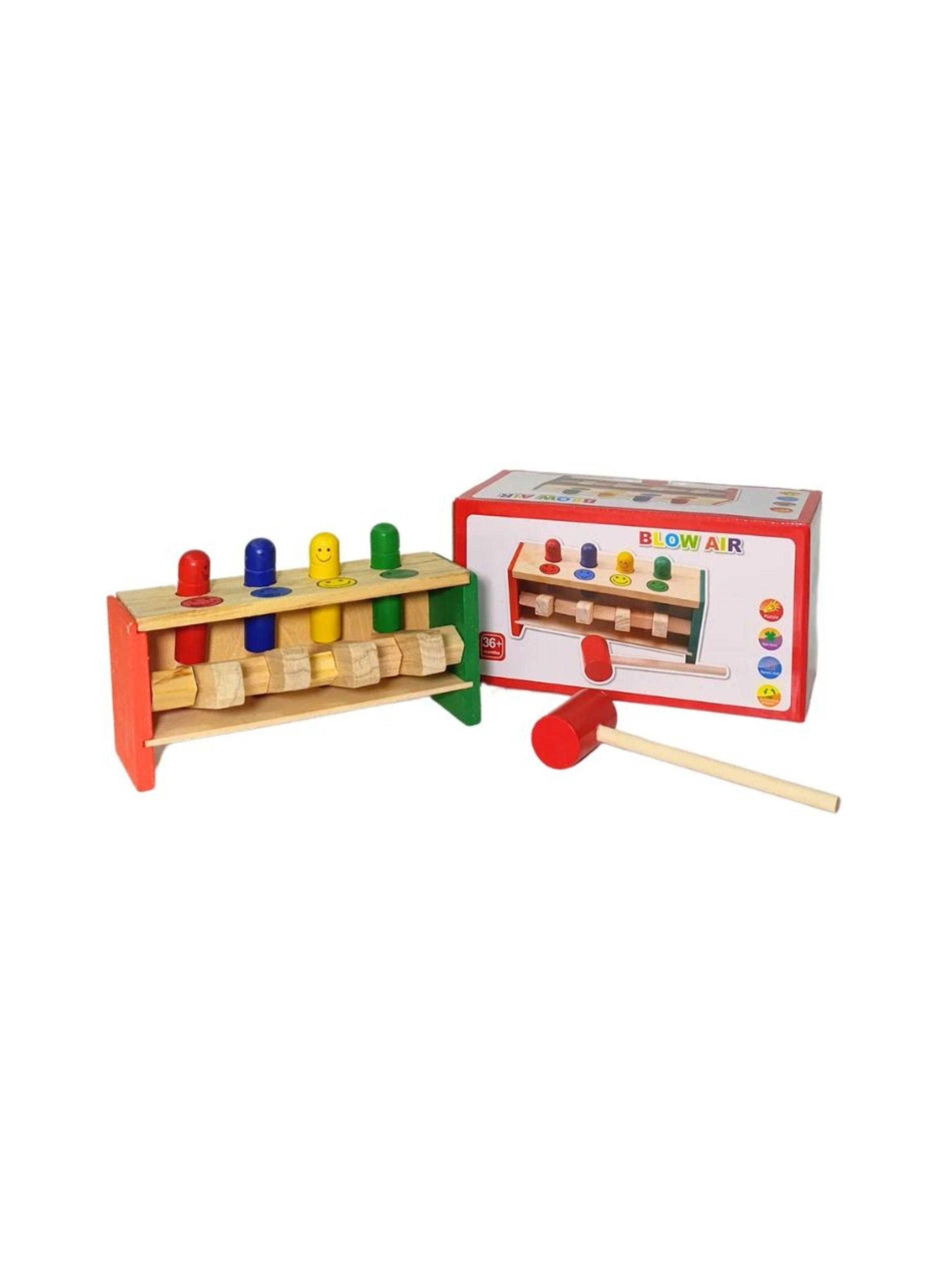 Juego De Madera Martillo Saltarin Para Niños-3