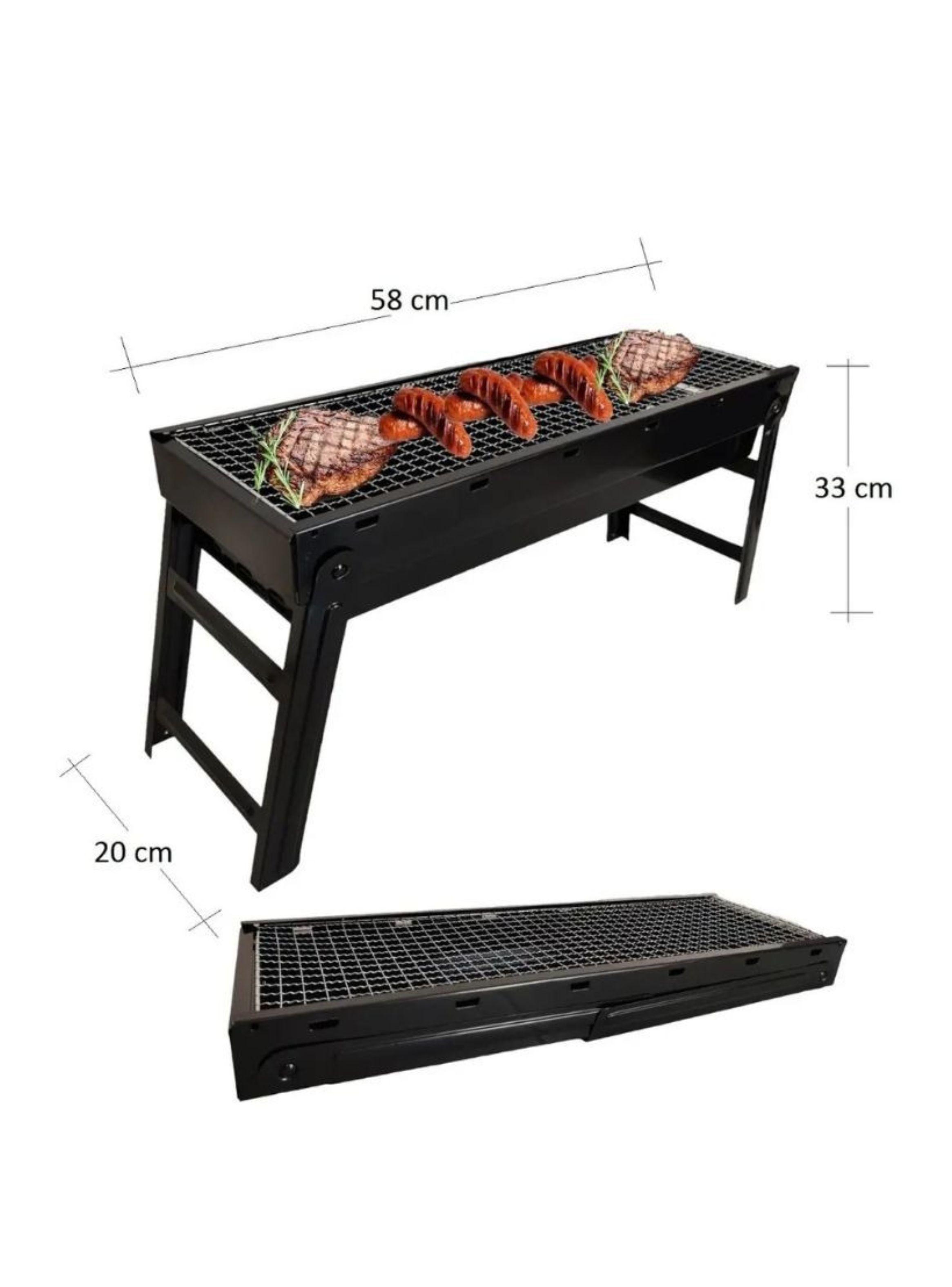 Parrilla Portátil Plegable Carbon Camping Picnic -3
