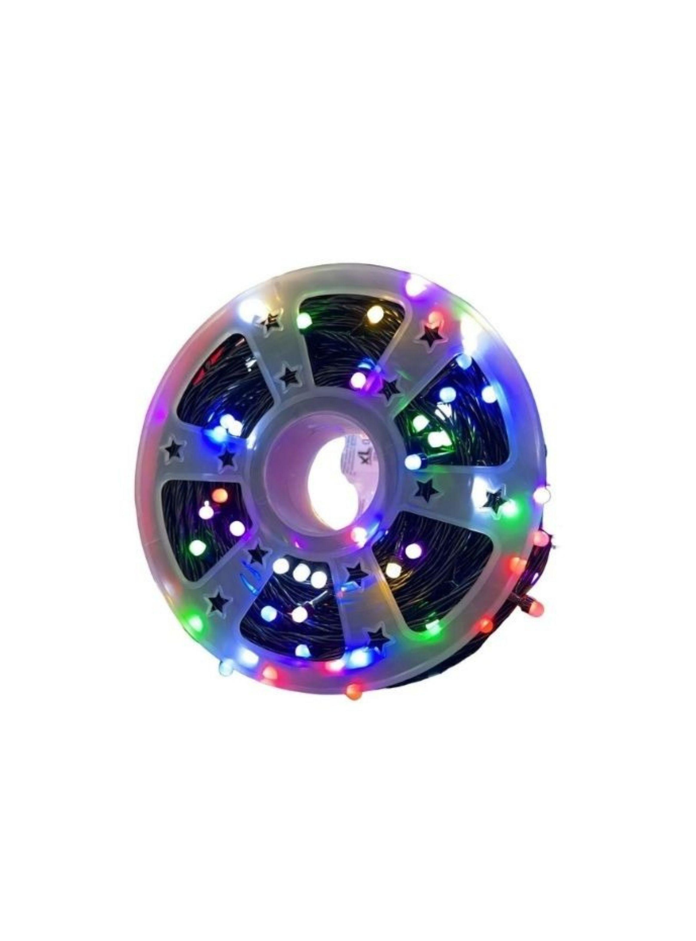 Guirnalda Led Para Arbol Fachada Jardin Navidad 300 Luces Multicolor 5M-0