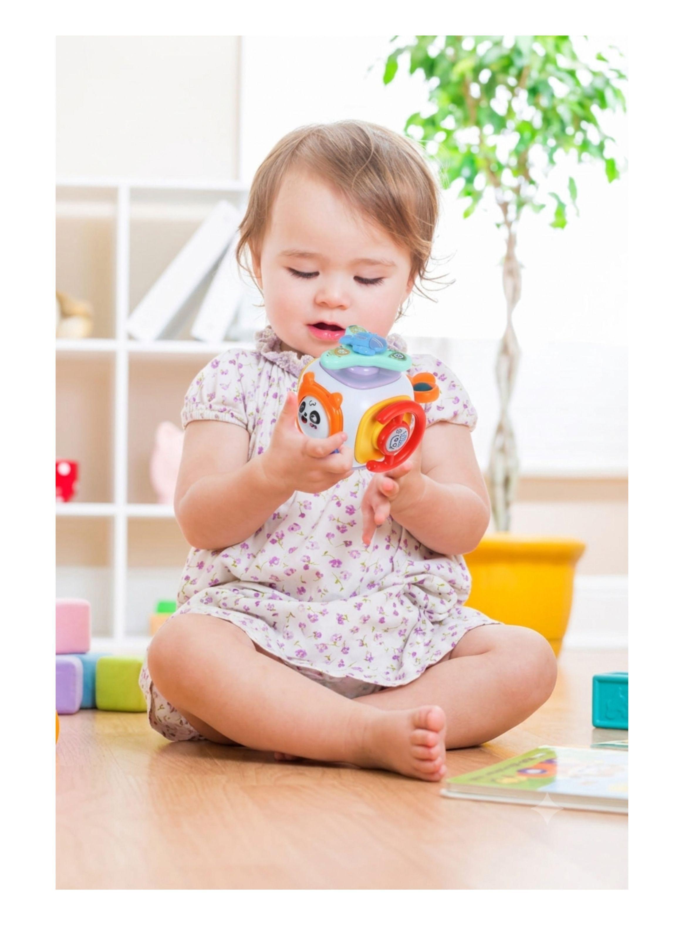 Juguete Cubo Didactico Montessori Estimulacion Sensorial Bebe 8en1-3