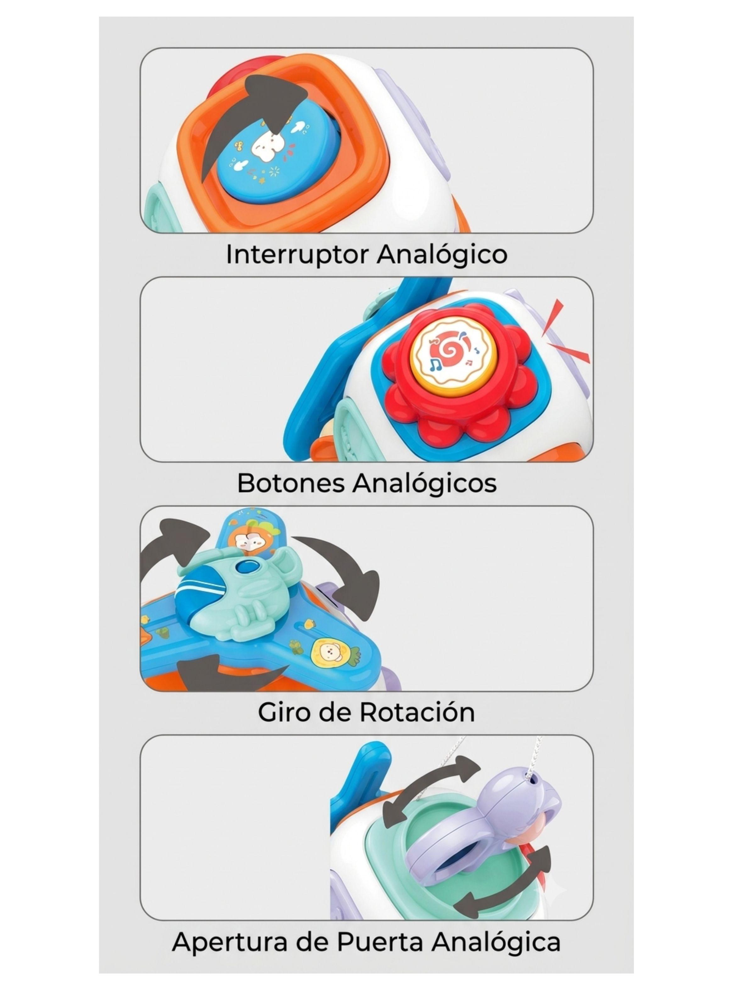 Juguete Cubo Didactico Montessori Estimulacion Sensorial Bebe 8en1-4