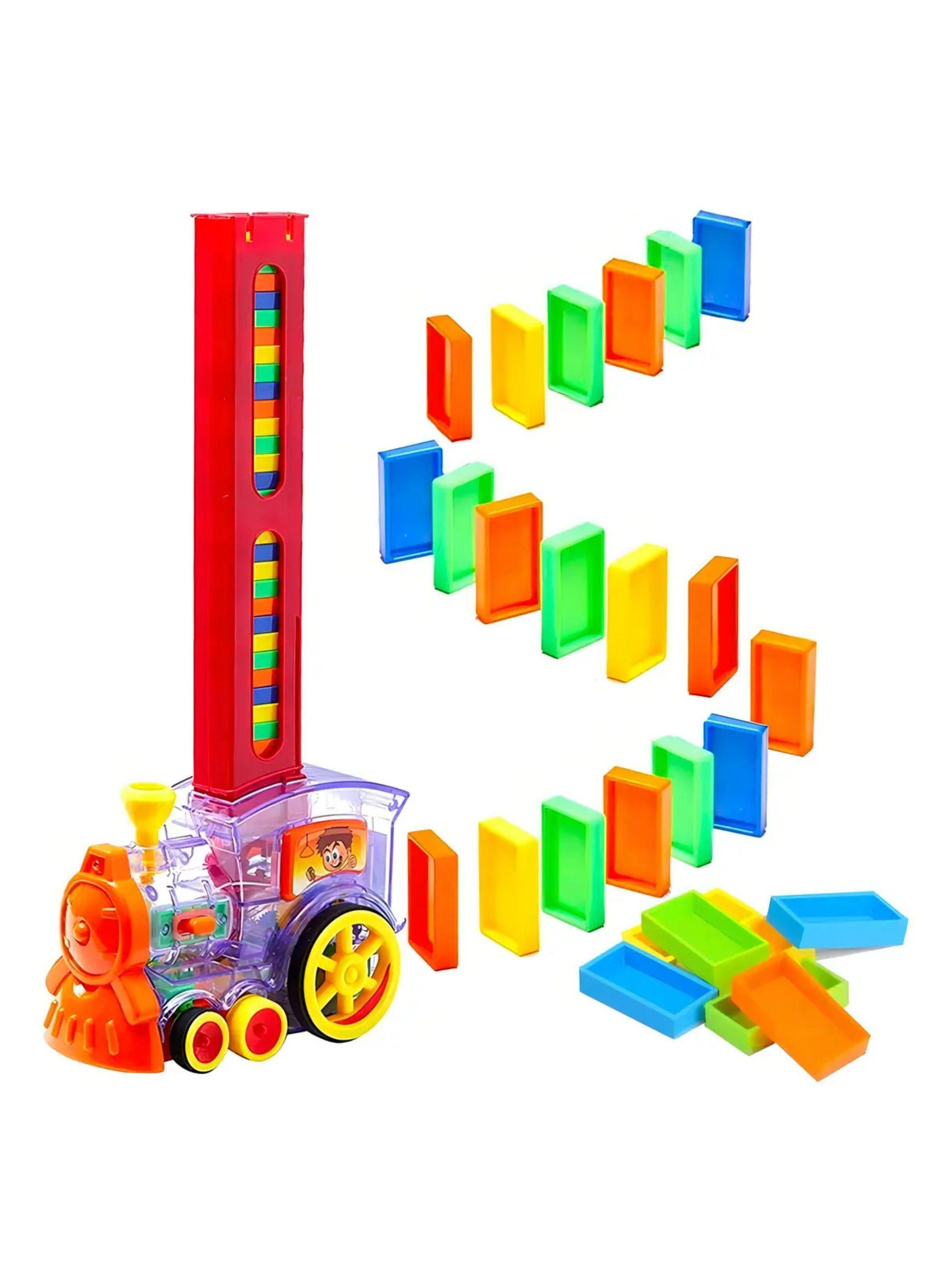 Juego De Bloques Tren Dominó-0