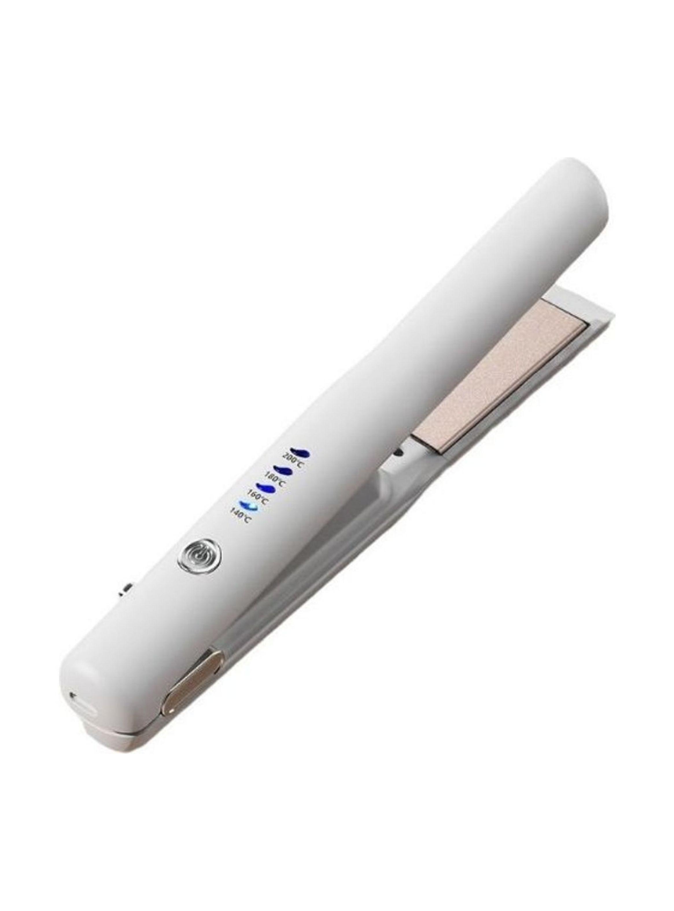 Plancha Alisadora Rizadora Inal mbrica Mini Recargable USB Cer mica 2 En 1-0