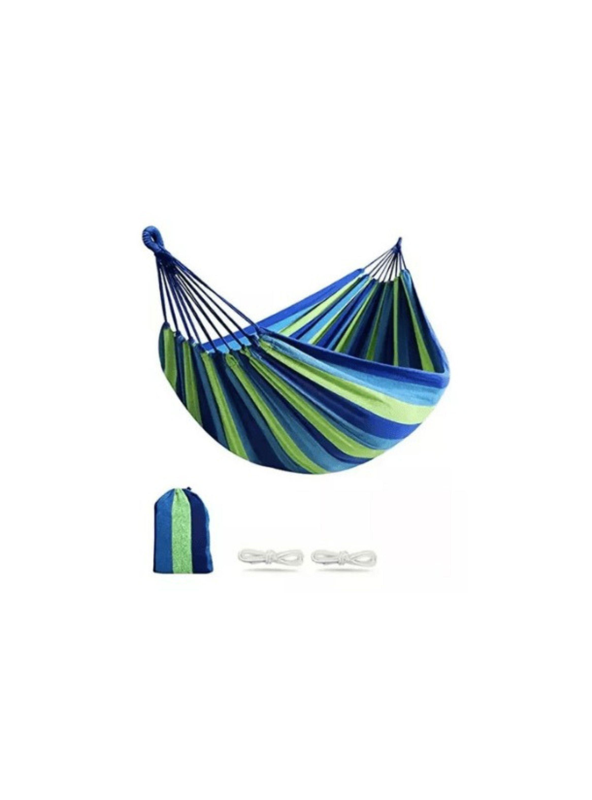 Hamaca De Algodon Jardin Camping Hogar Portatil 150X200cm-0