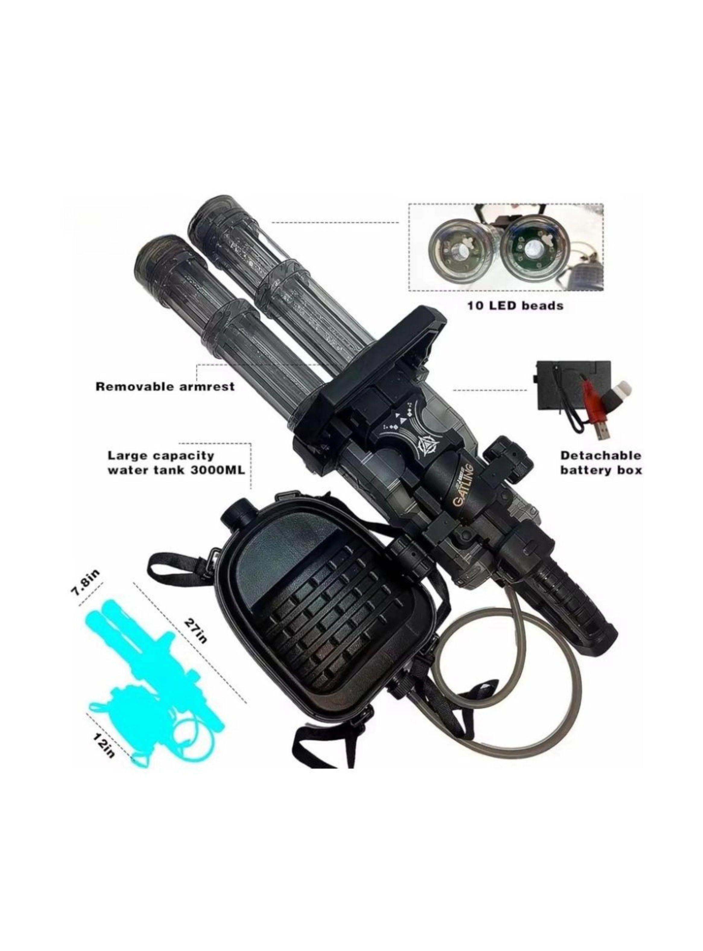 Ametralladora De Agua Con Mochila 225L Y Luces Rgb-3