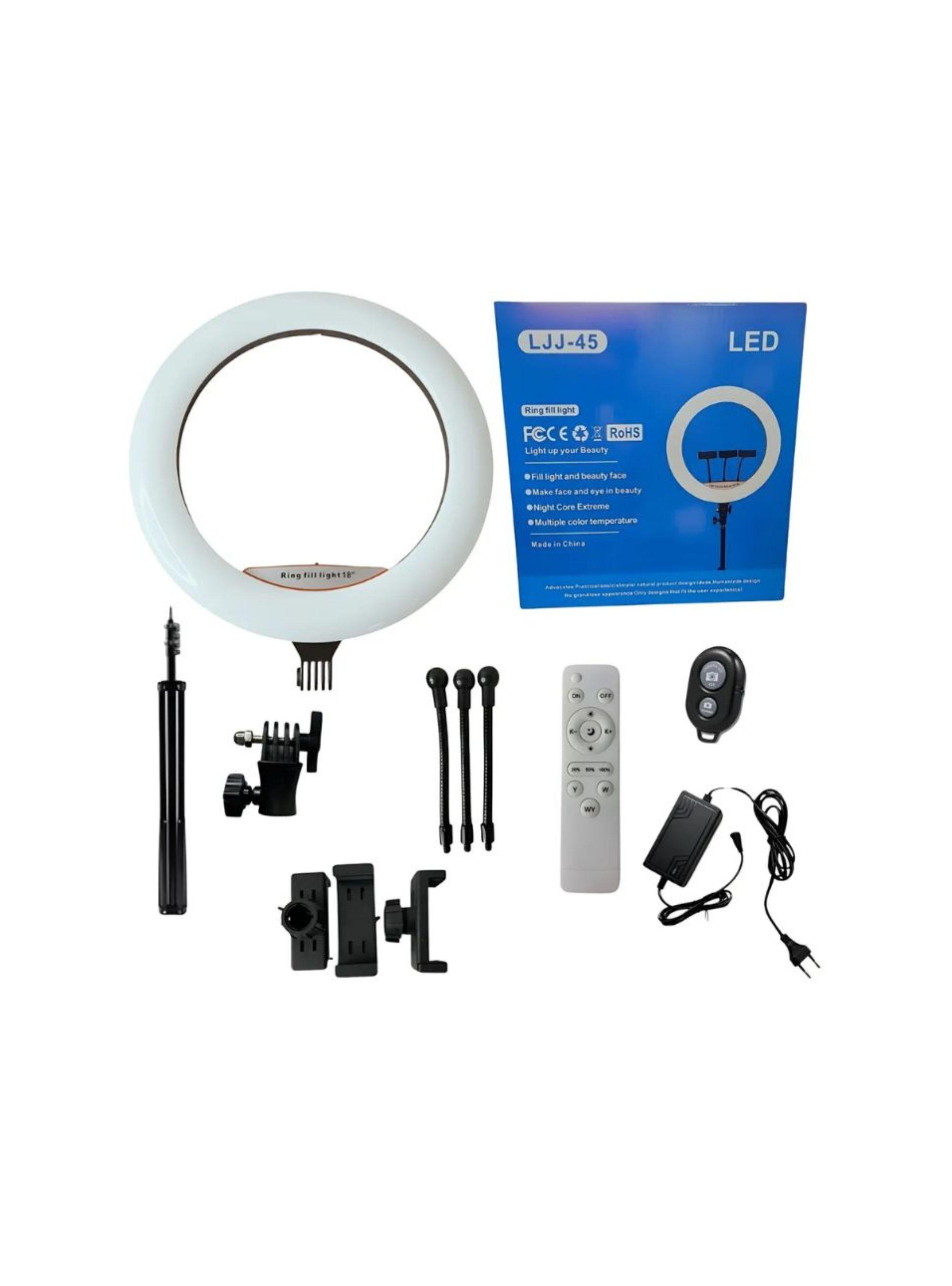Aro De Luz Led Profesional Tripode Control Remoto 45 Pulgadas-5
