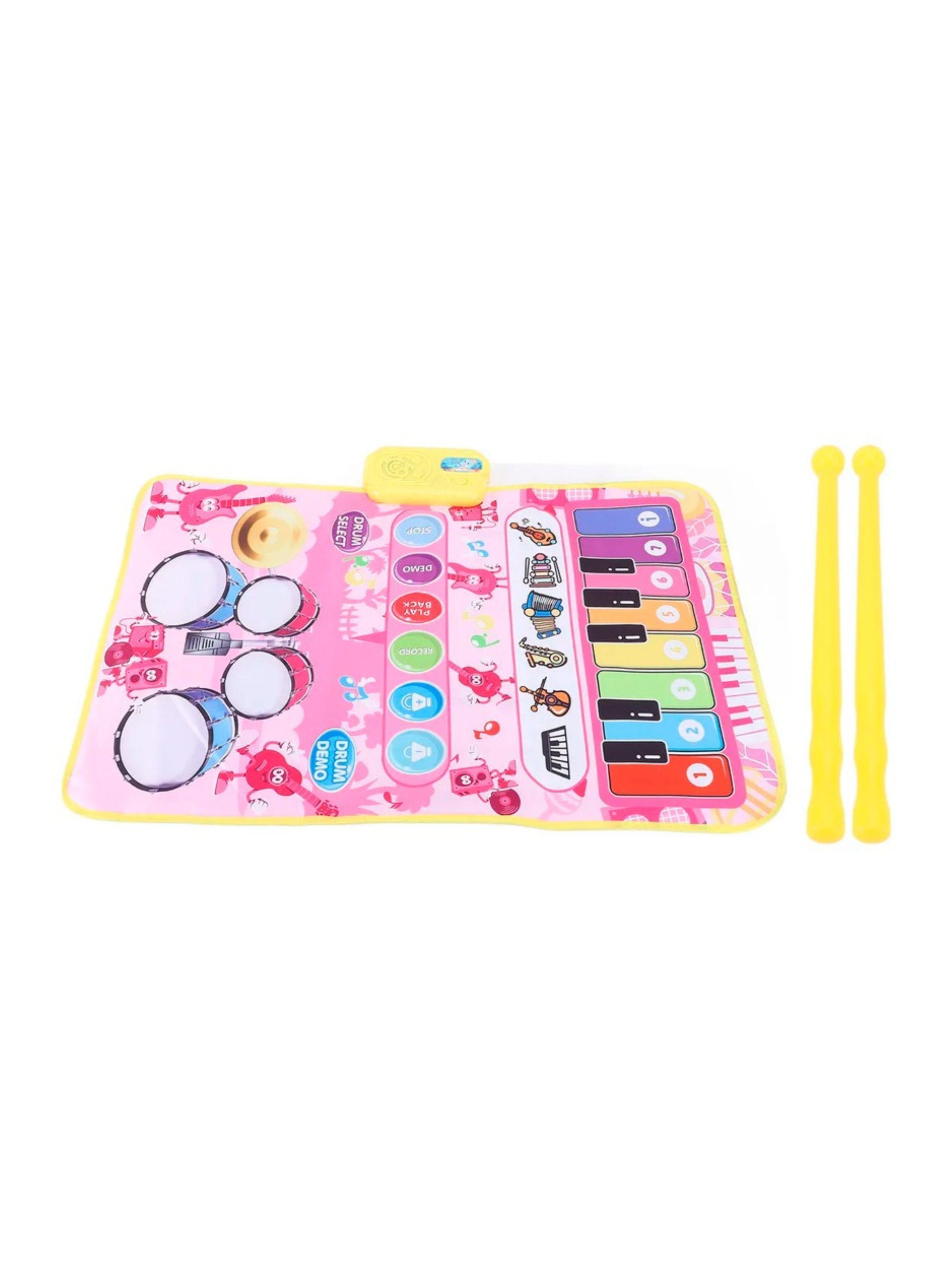 Alfombra Portátil Musical Piano Batería Para Niños-1