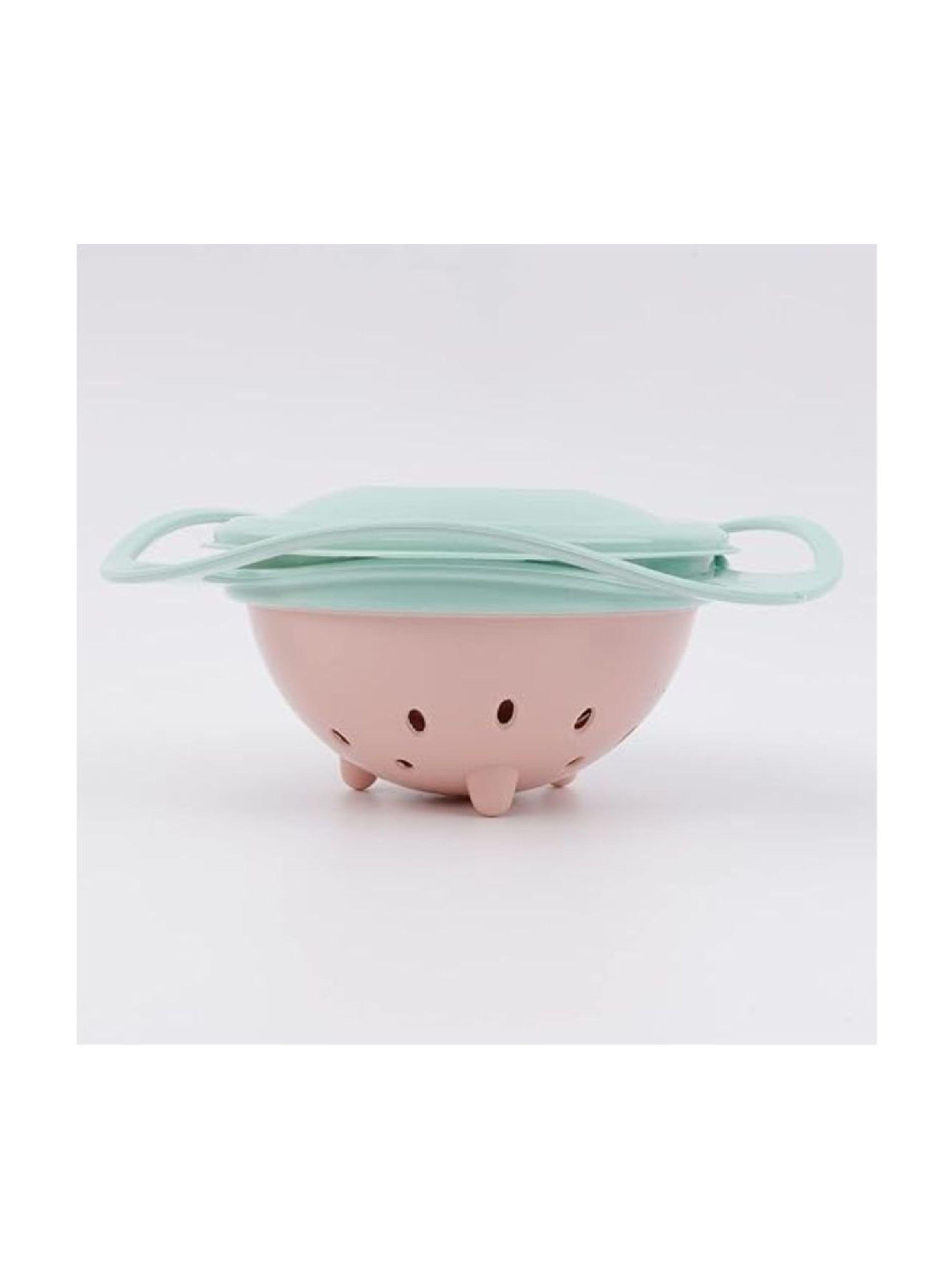 Tazón Giratorio 360º Con Tapa Para Bebes Antiderrames-4