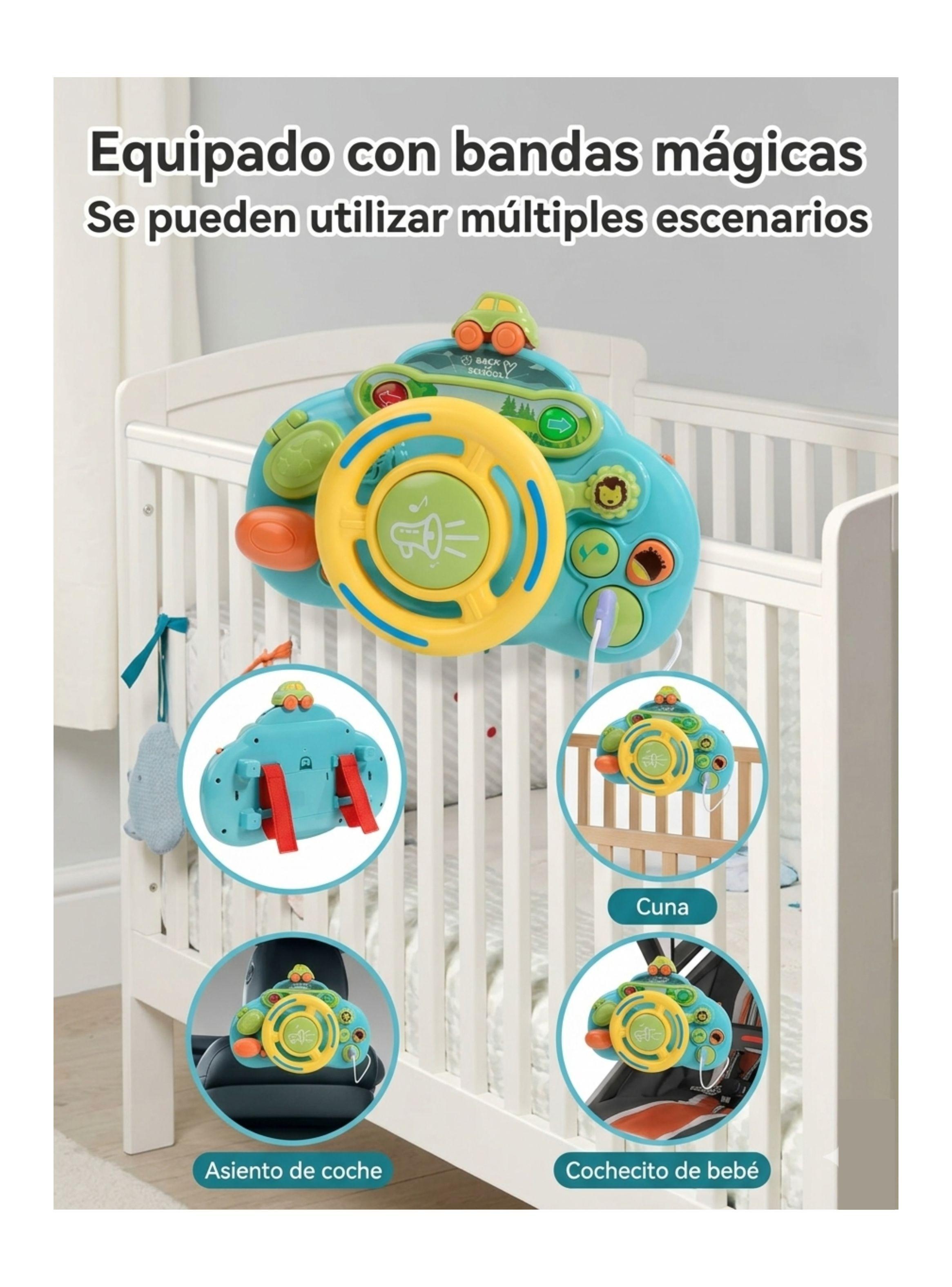 Juguete Volante Musical Didáctico Para Coche Y Silla Bebé-3