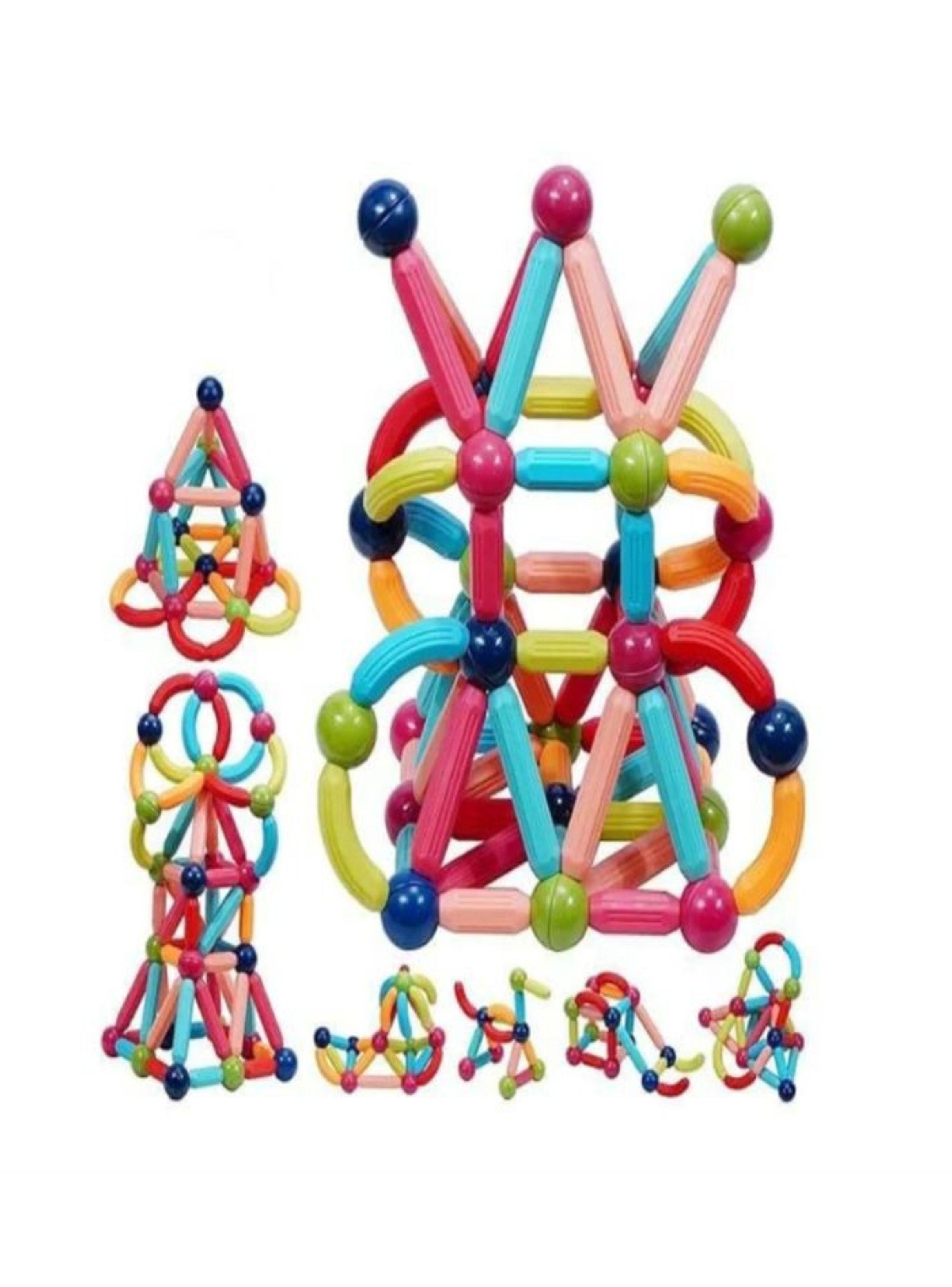 Bloques Magnéticos Construcción 36 Pcs Juguete Stem Niños -2