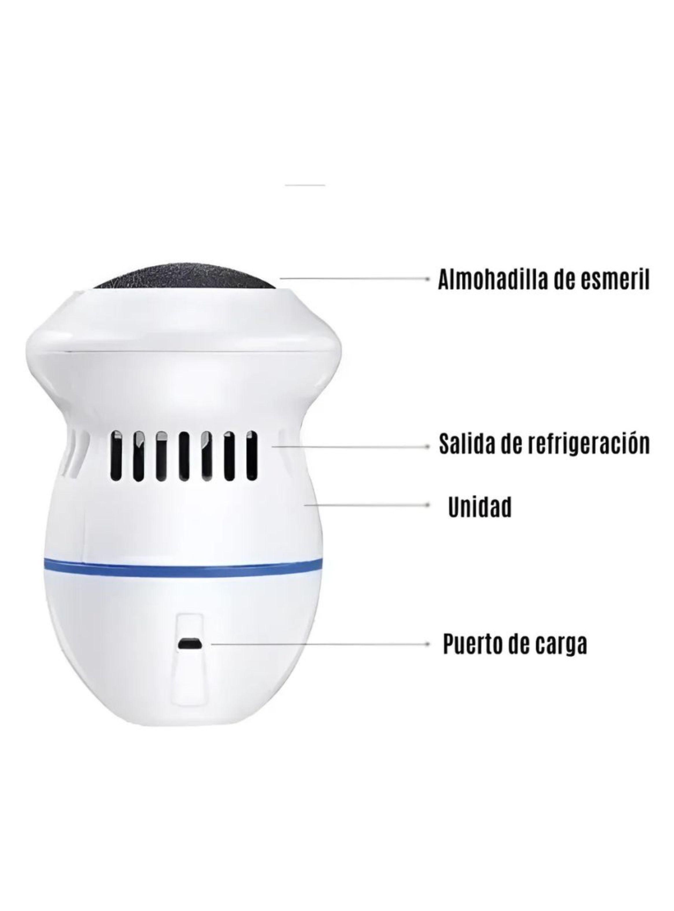 Removedor de Callos Eléctrico Motorizado con Aspiración Recargable USB-4