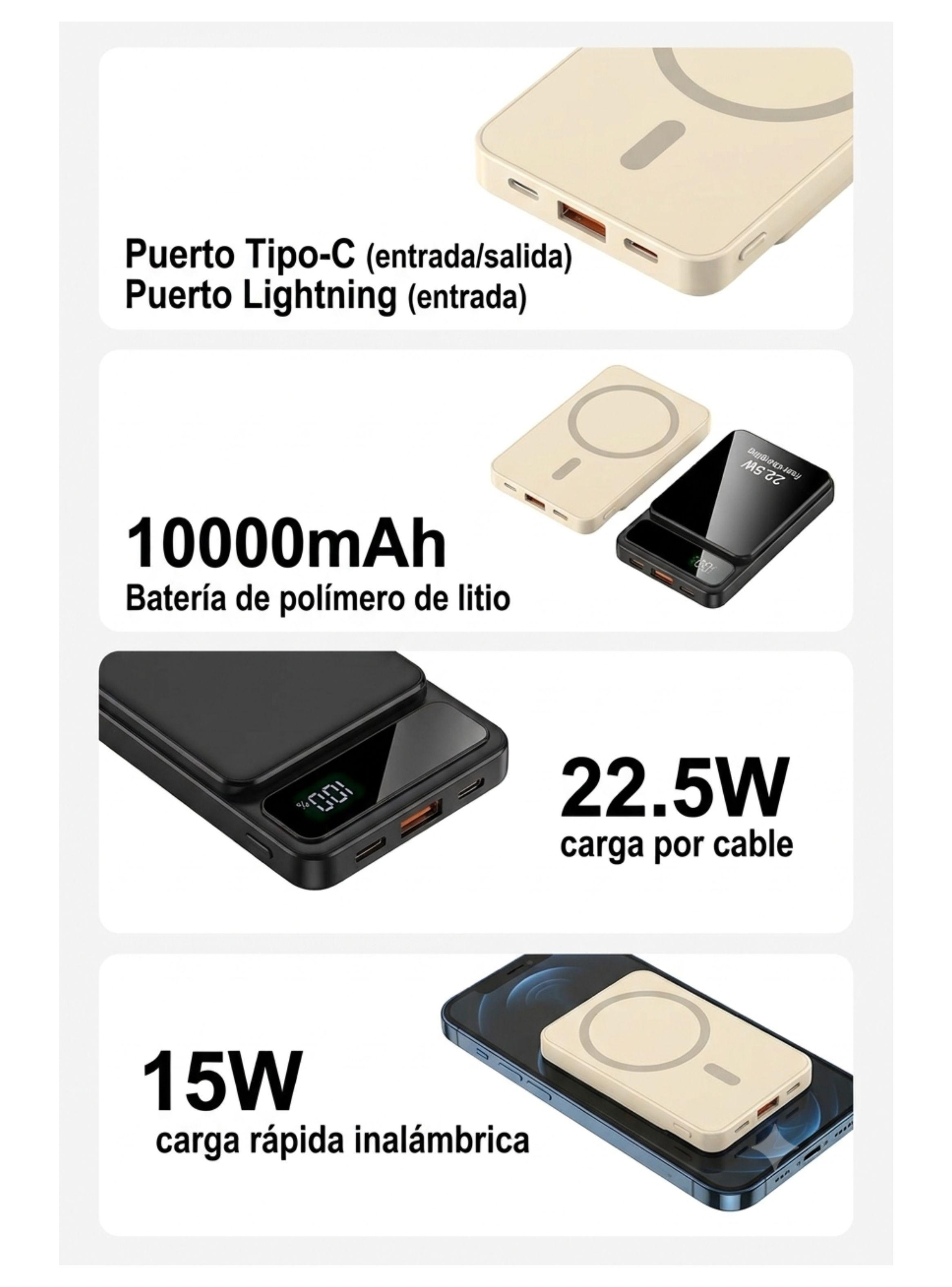 Cargador Batería Portátil Carga Magsafe Powerbank-2