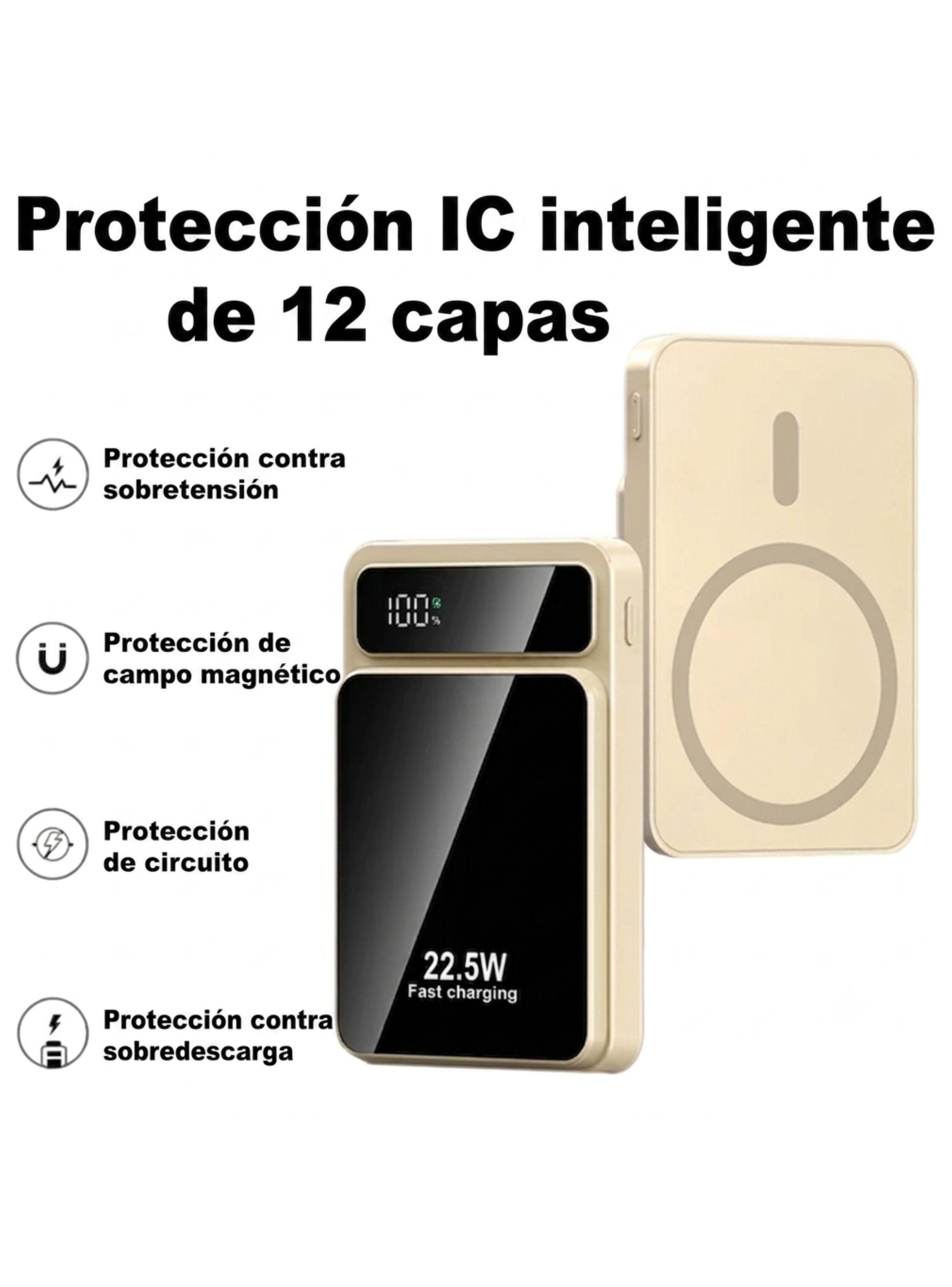 Cargador Batería Portátil Carga Magsafe Powerbank-4