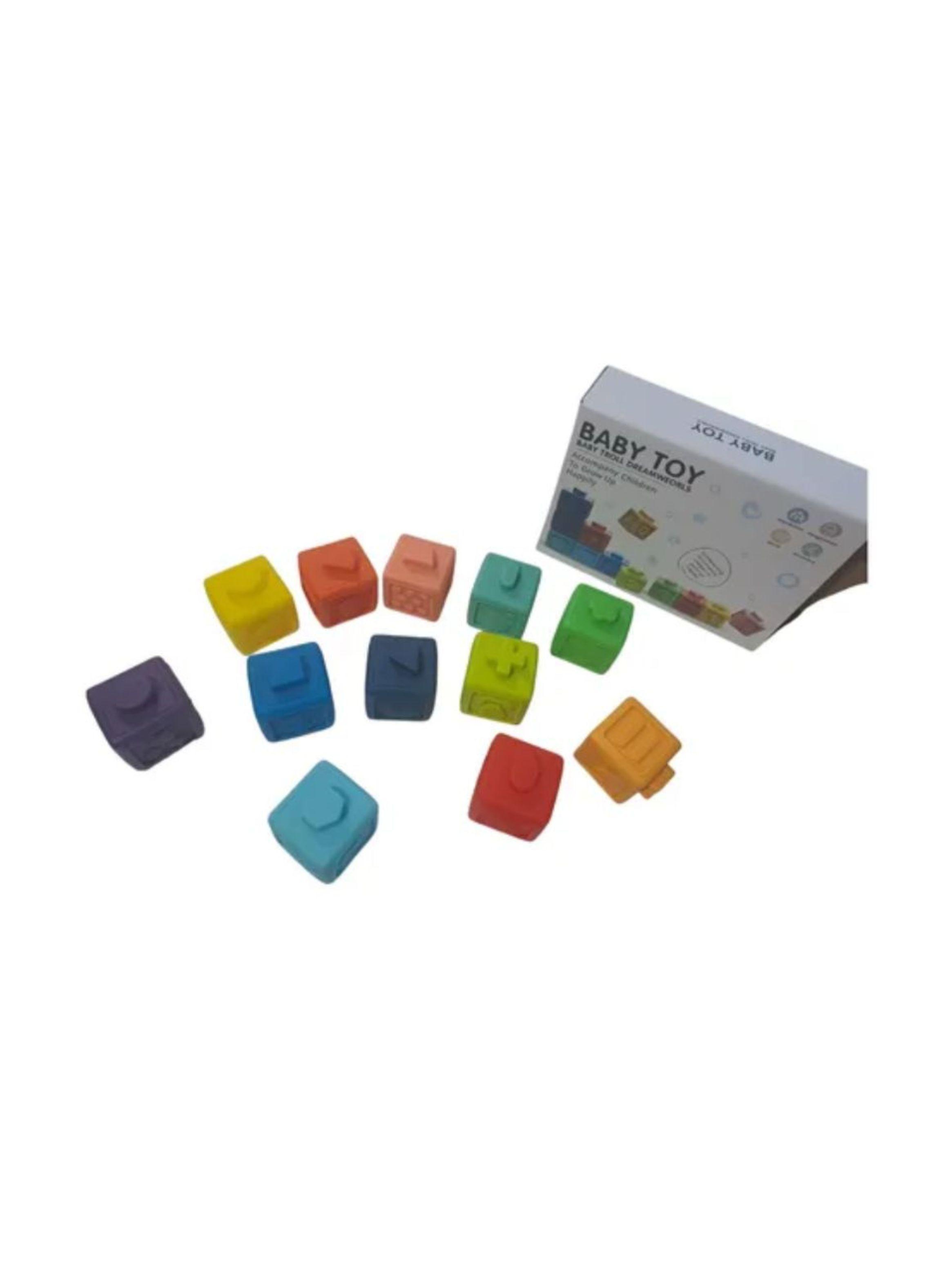 Set De Bloques Sensoriales Apilables 12 Piezas-1