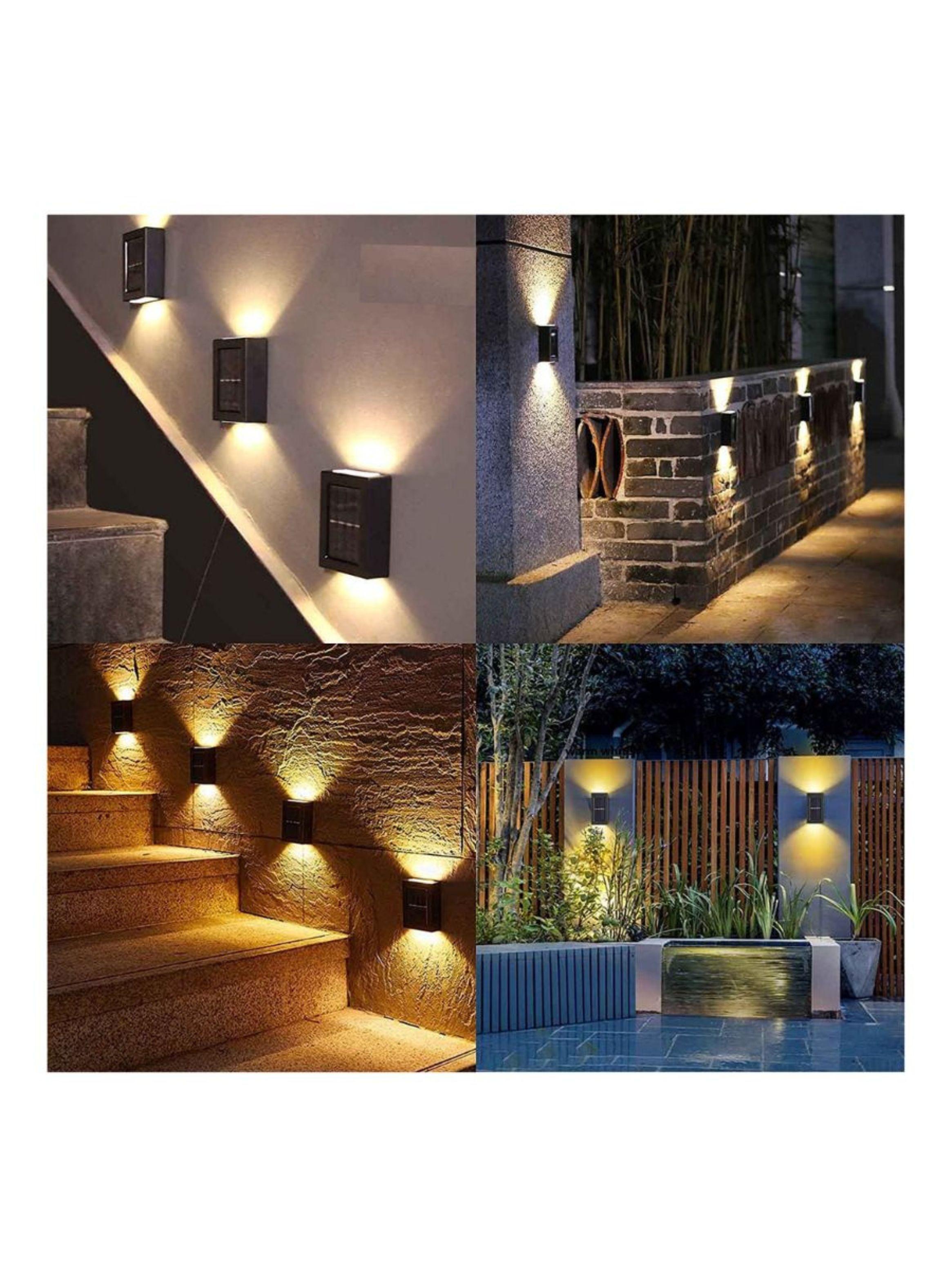 Pack 2 Luces Solares Foco Doble Para Exteriores-5