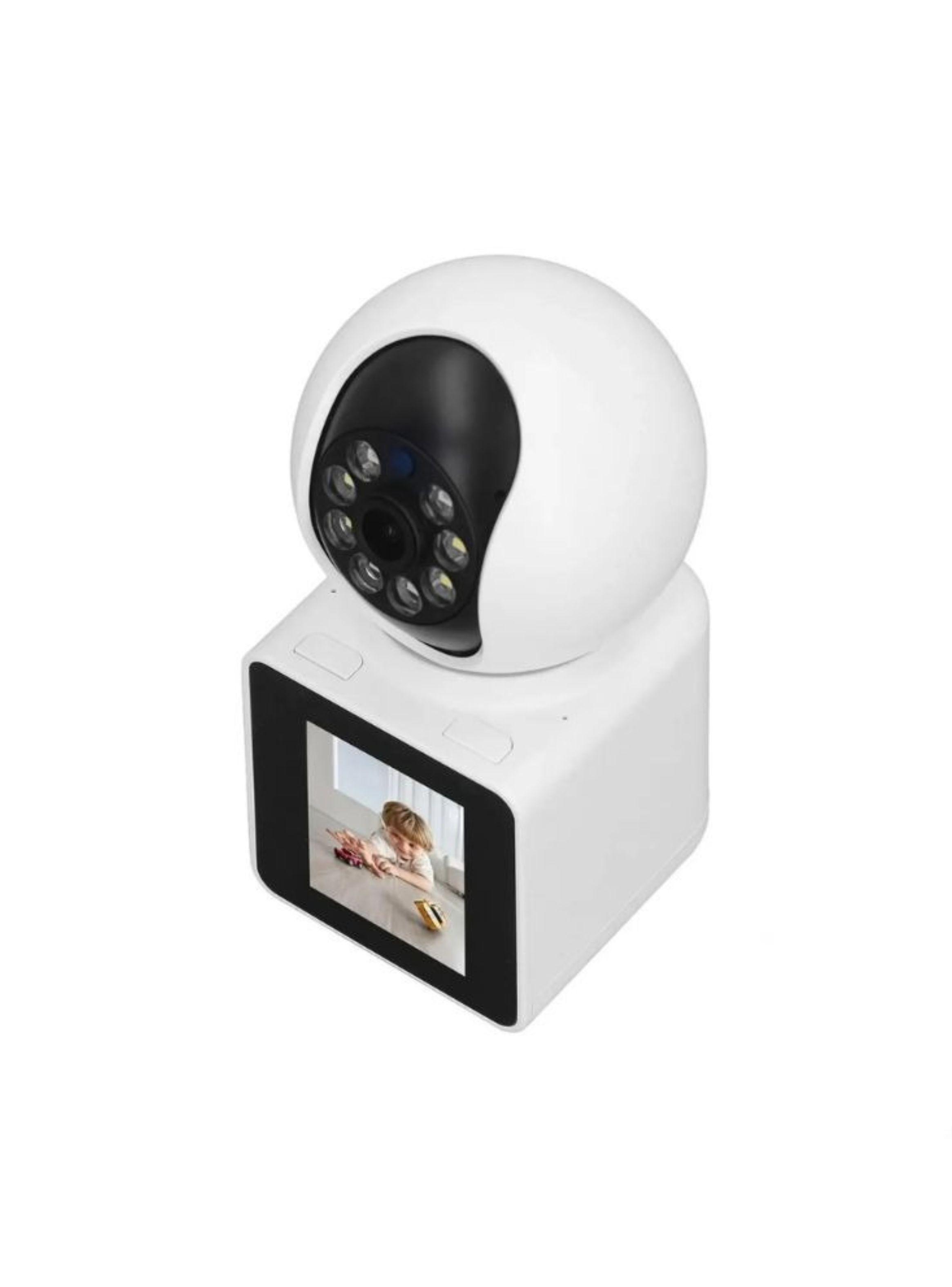  Camara Vigilancia Wifi Con Pantalla-1