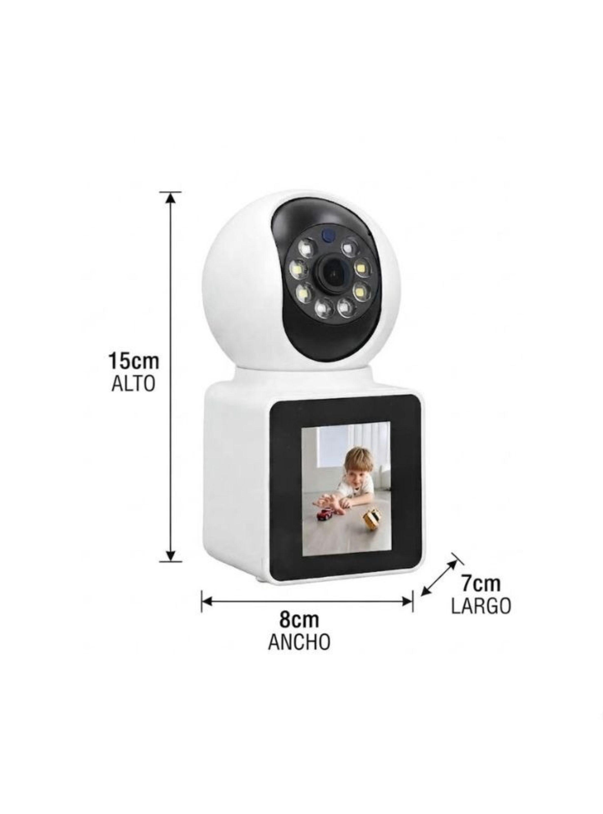  Camara Vigilancia Wifi Con Pantalla-3