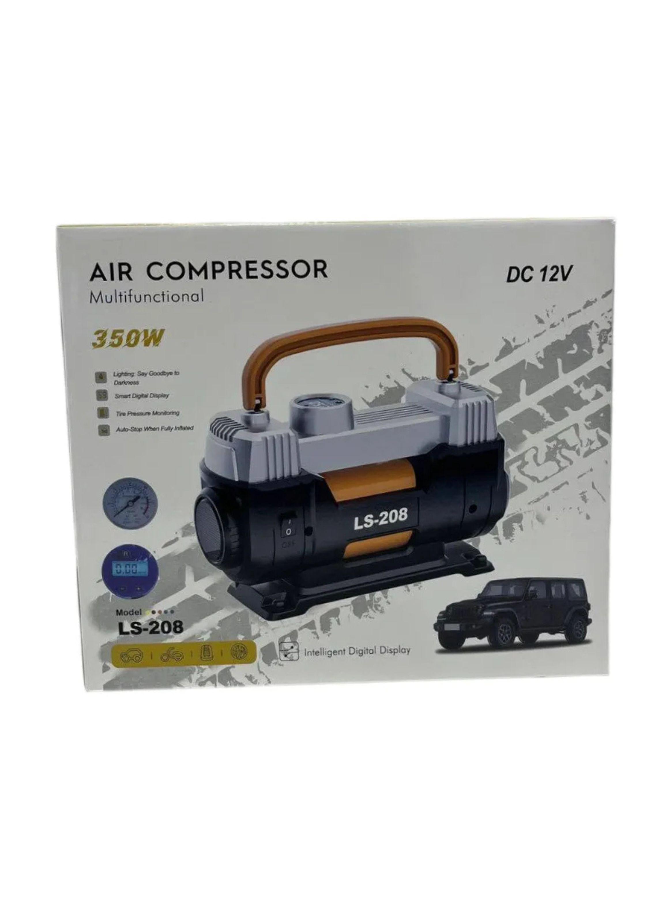 Compresor De Aire Portátil Digital 12v 350w Ls-208-2