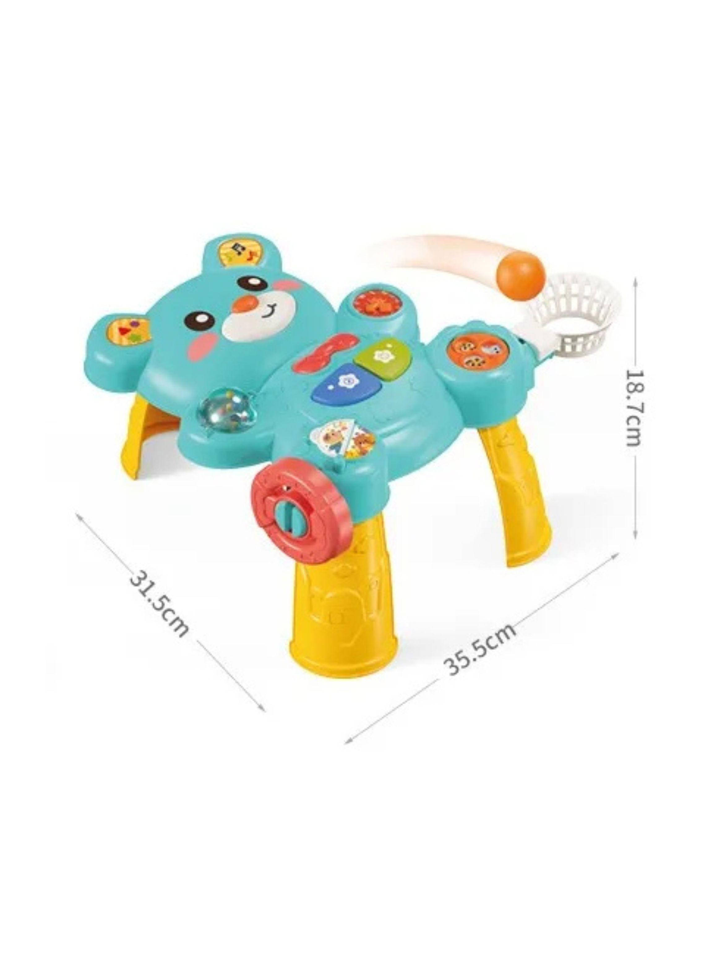 Andador y Mesa Didáctica 2 en 1 Interactivo Musical para Bebés Diseño Osito-1
