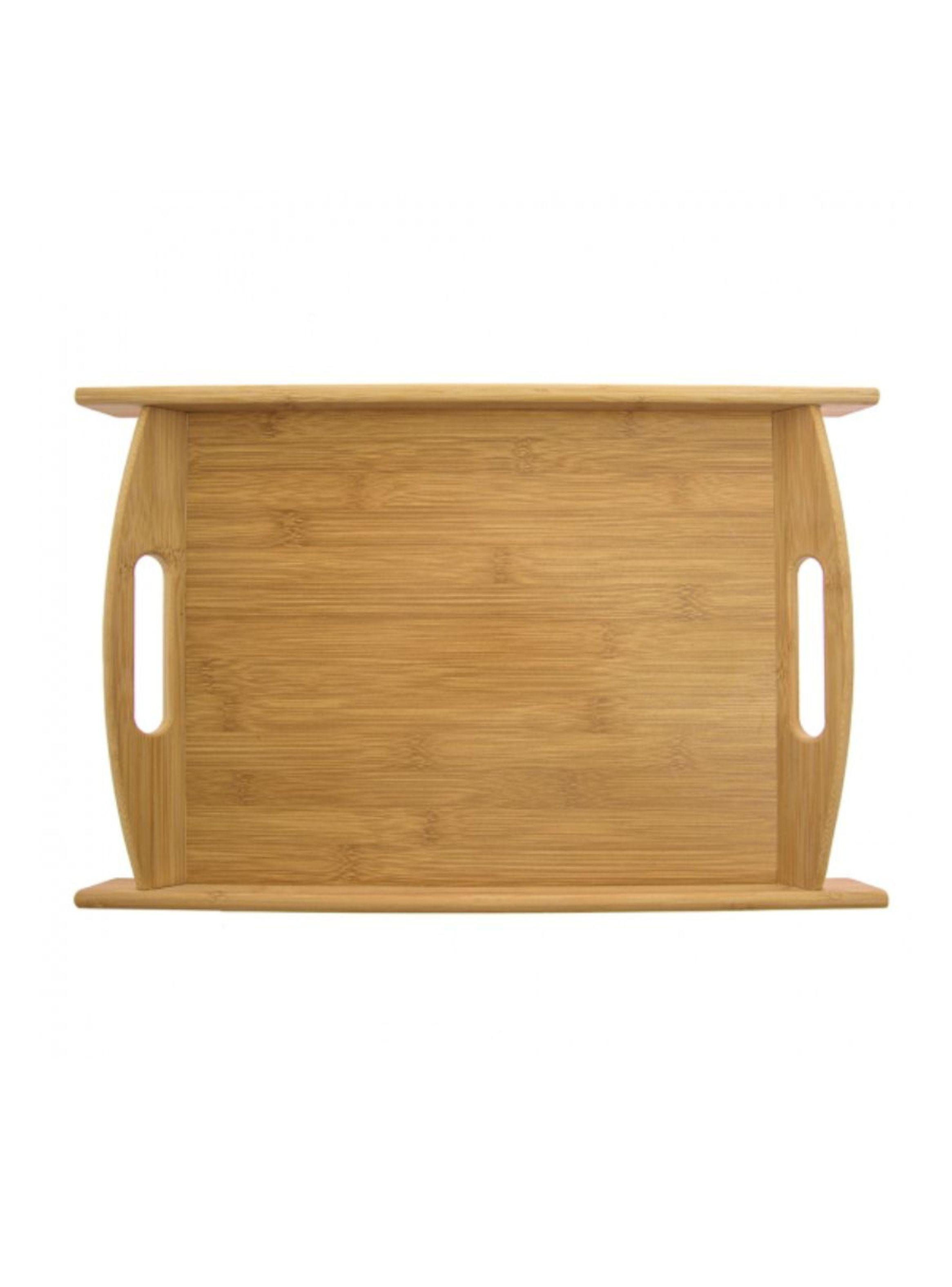 Bandeja De Bambú Mediana Bandeja De Desayuno-0