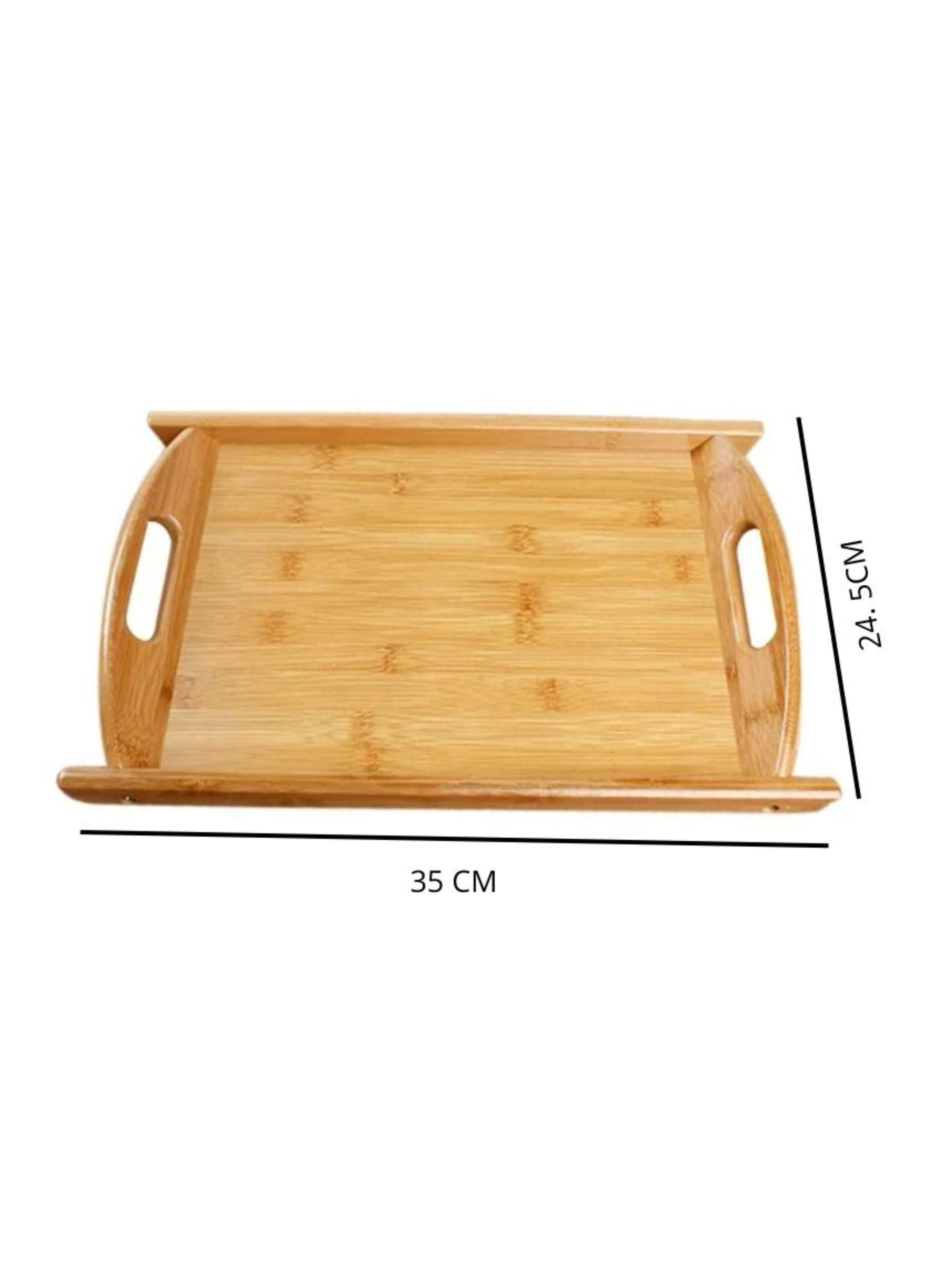Bandeja De Bambú Mediana Bandeja De Desayuno-2