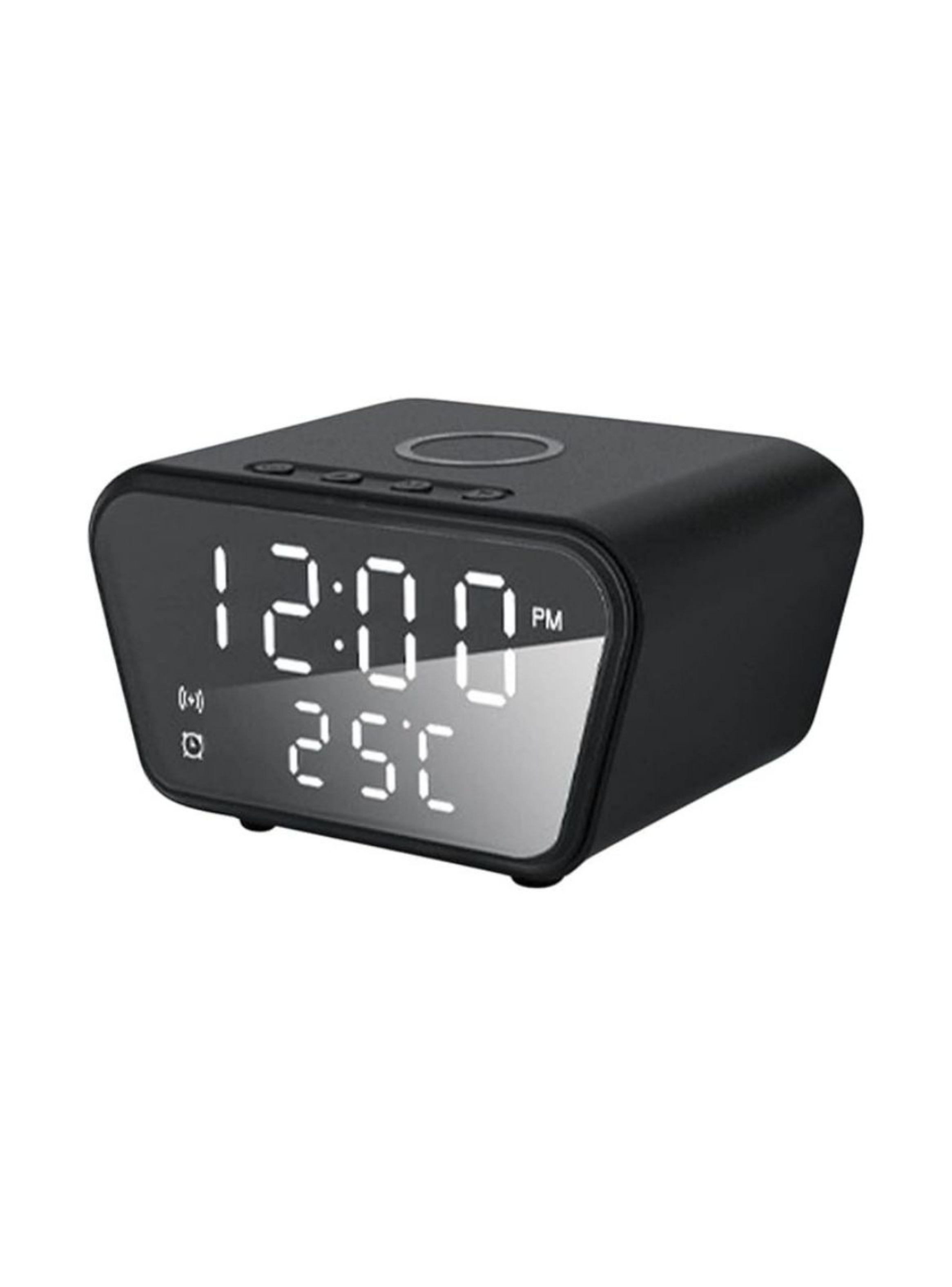 Reloj Despertador Con Cargador Inalámbrico Y Termómetro-0