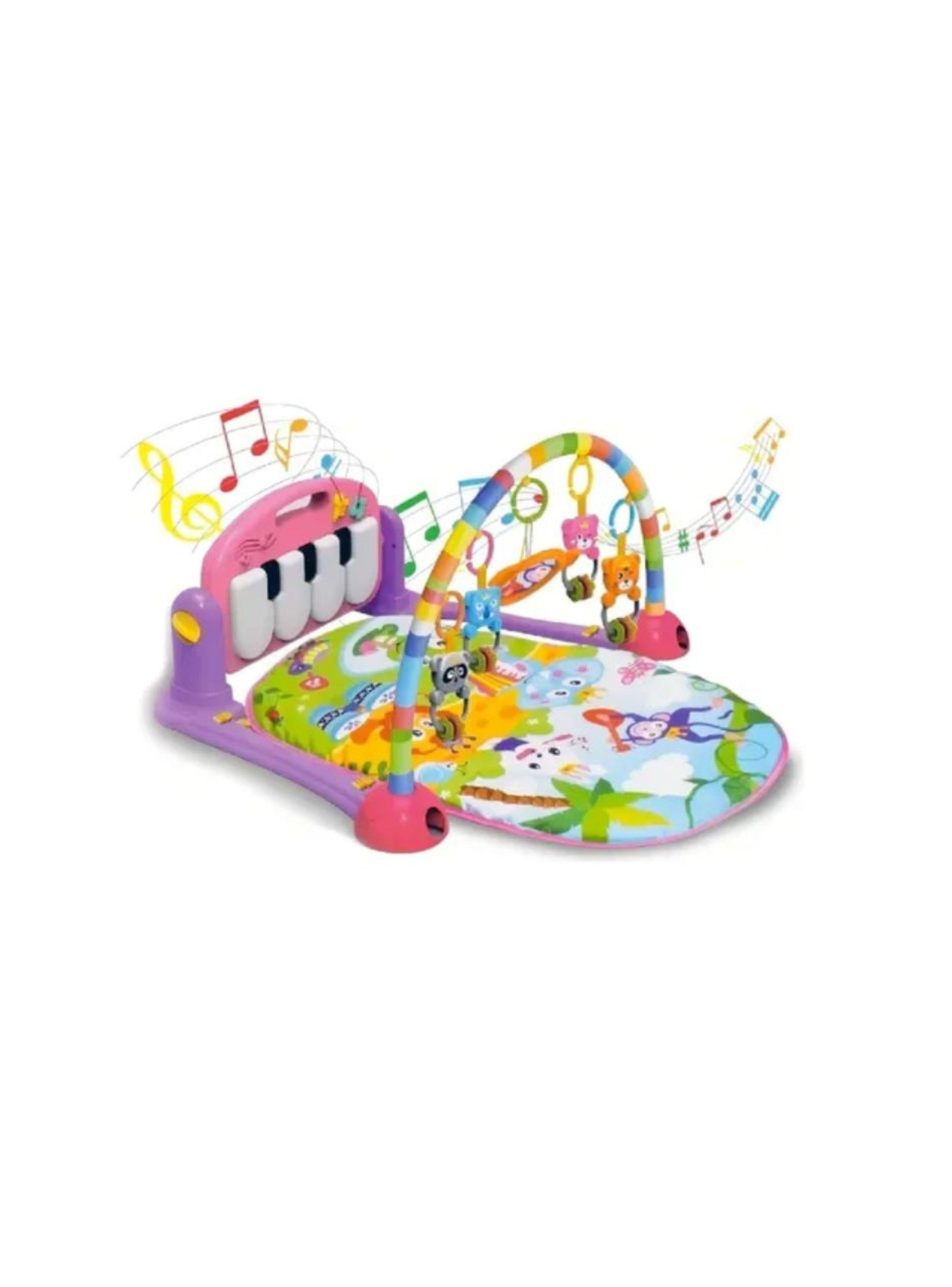 Gimnasio De Bebé Alfombra Infantil Musical Morada-2