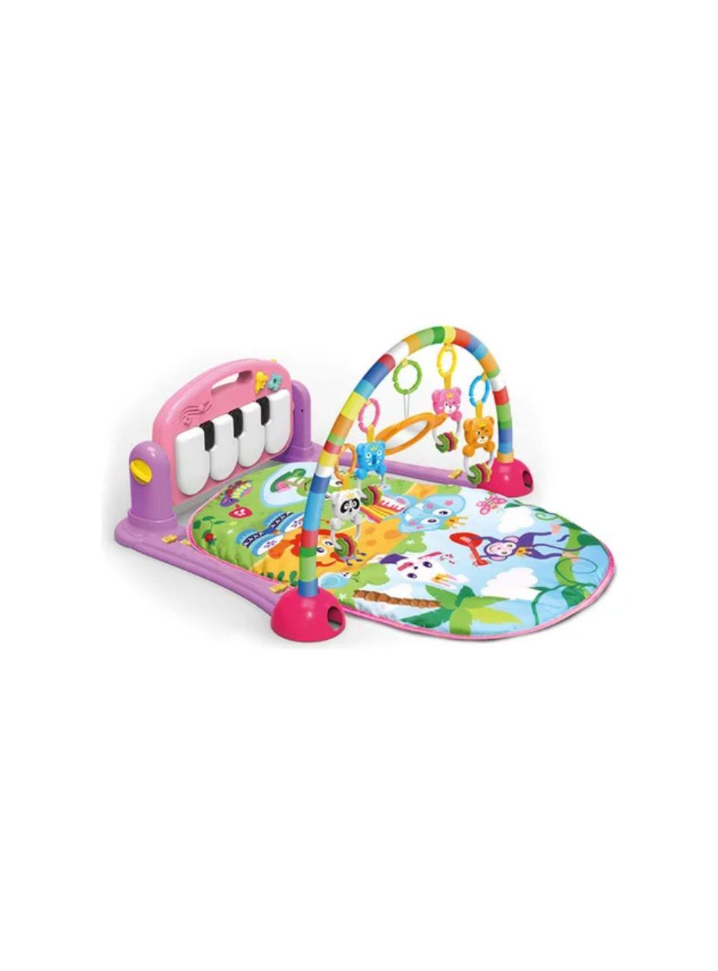 Gimnasio De Bebé Alfombra Infantil Musical Morada-3