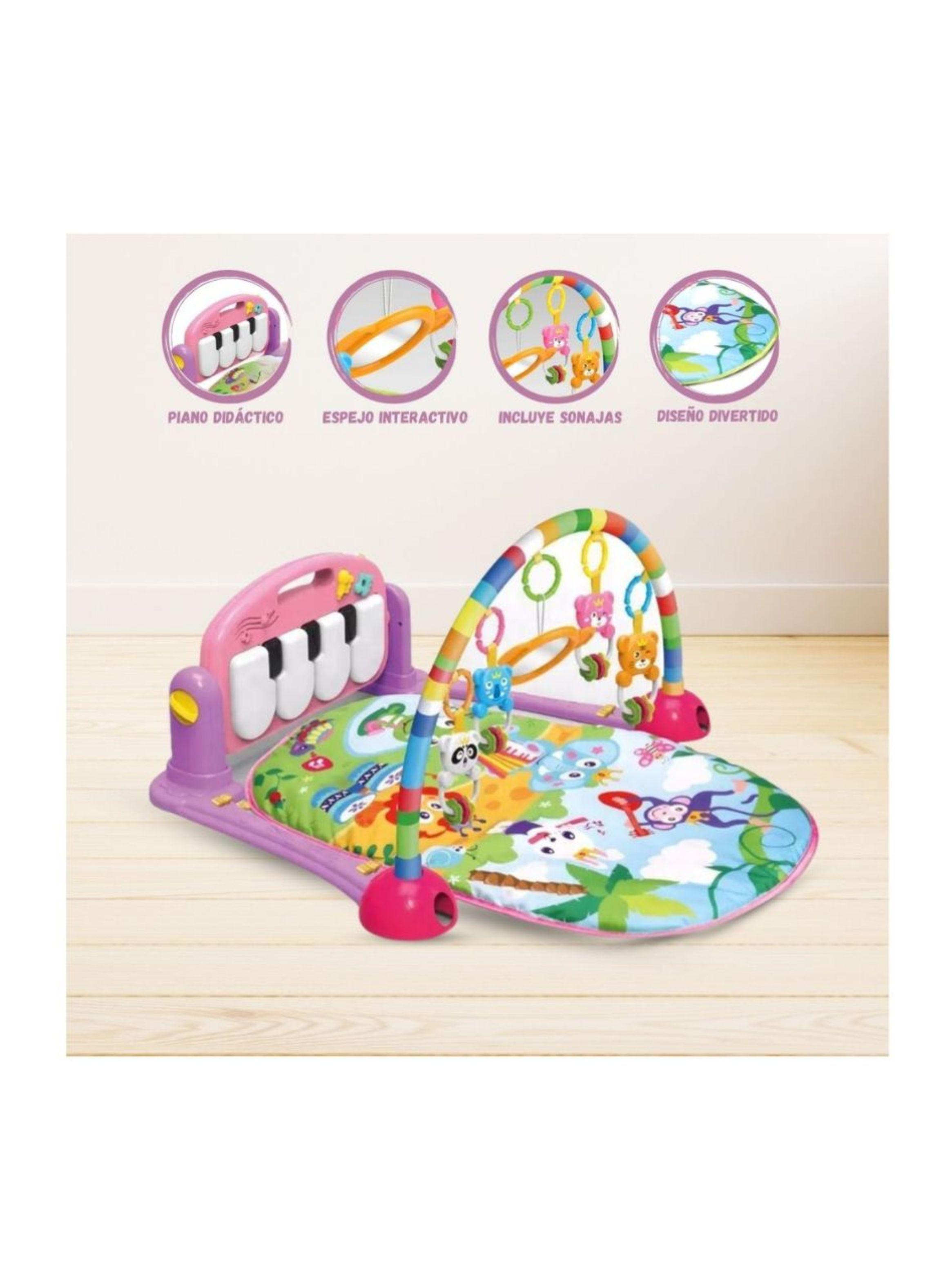 Gimnasio De Bebé Alfombra Infantil Musical Morada-4