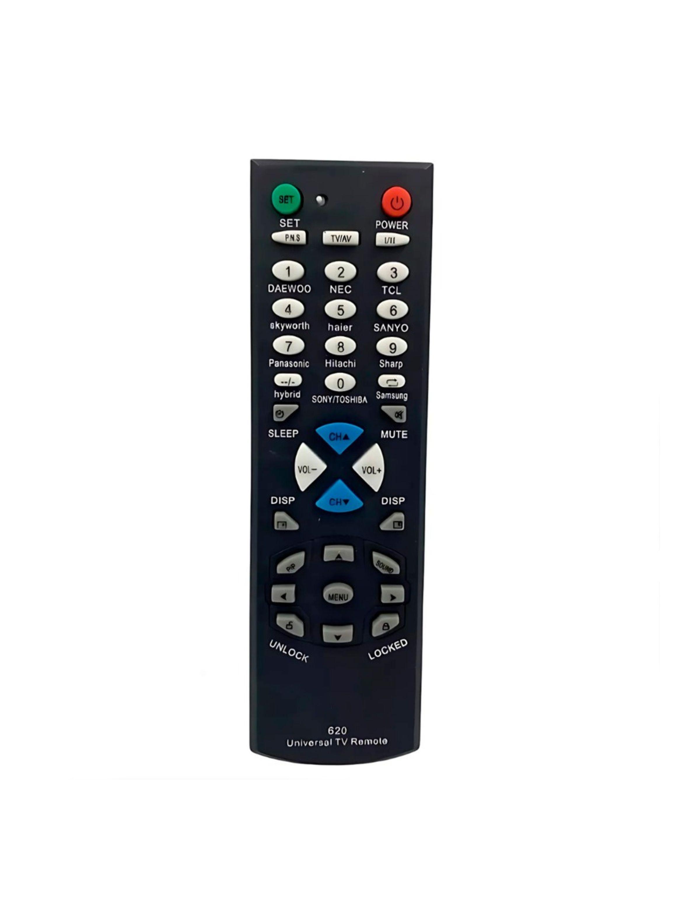 Control Remoto Universal Alternativo TV Modelo 620-2