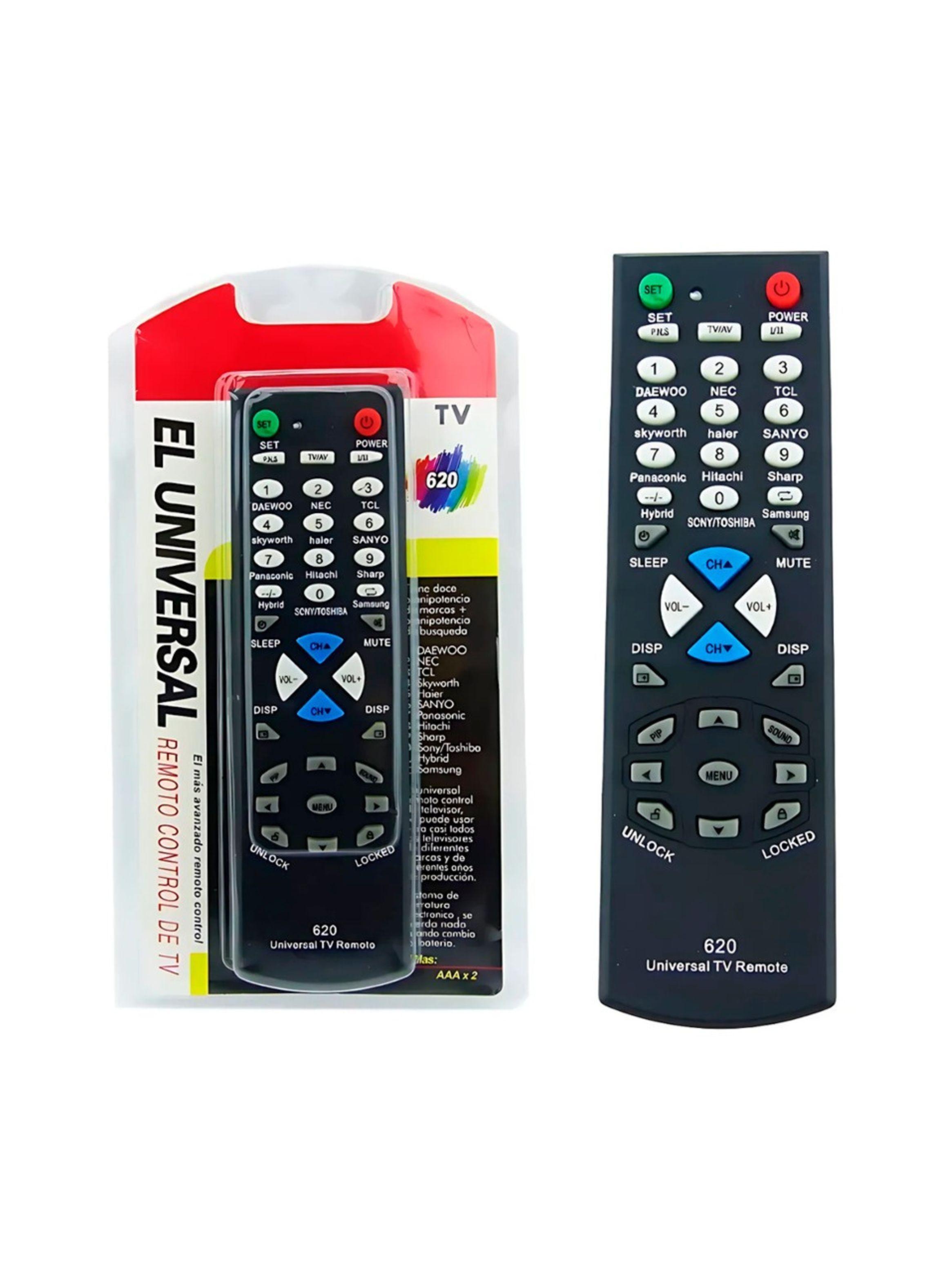Control Remoto Universal Alternativo TV Modelo 620-3