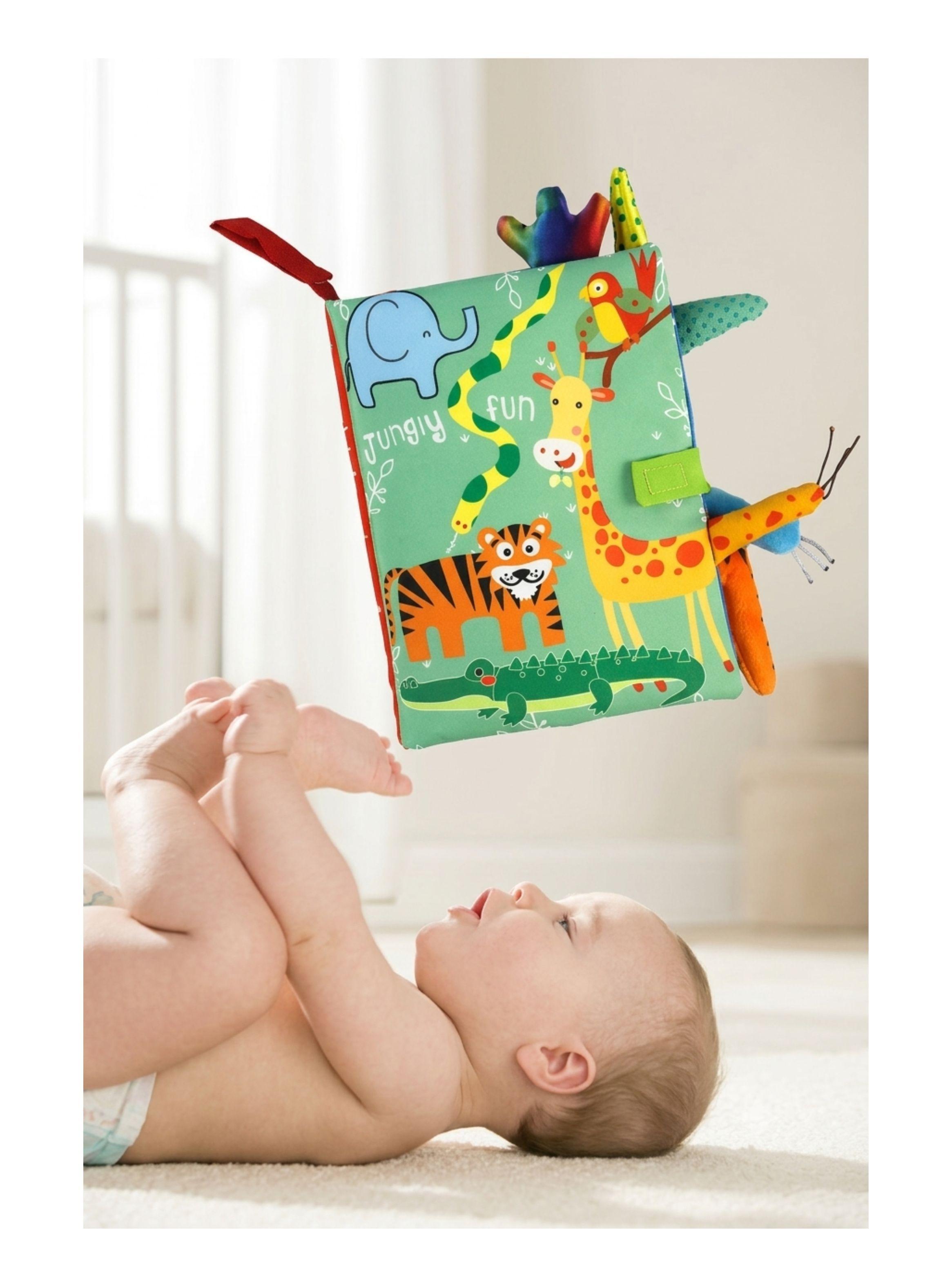 Libro Sensorial de Tela para Bebés Estimulación Temprana -2
