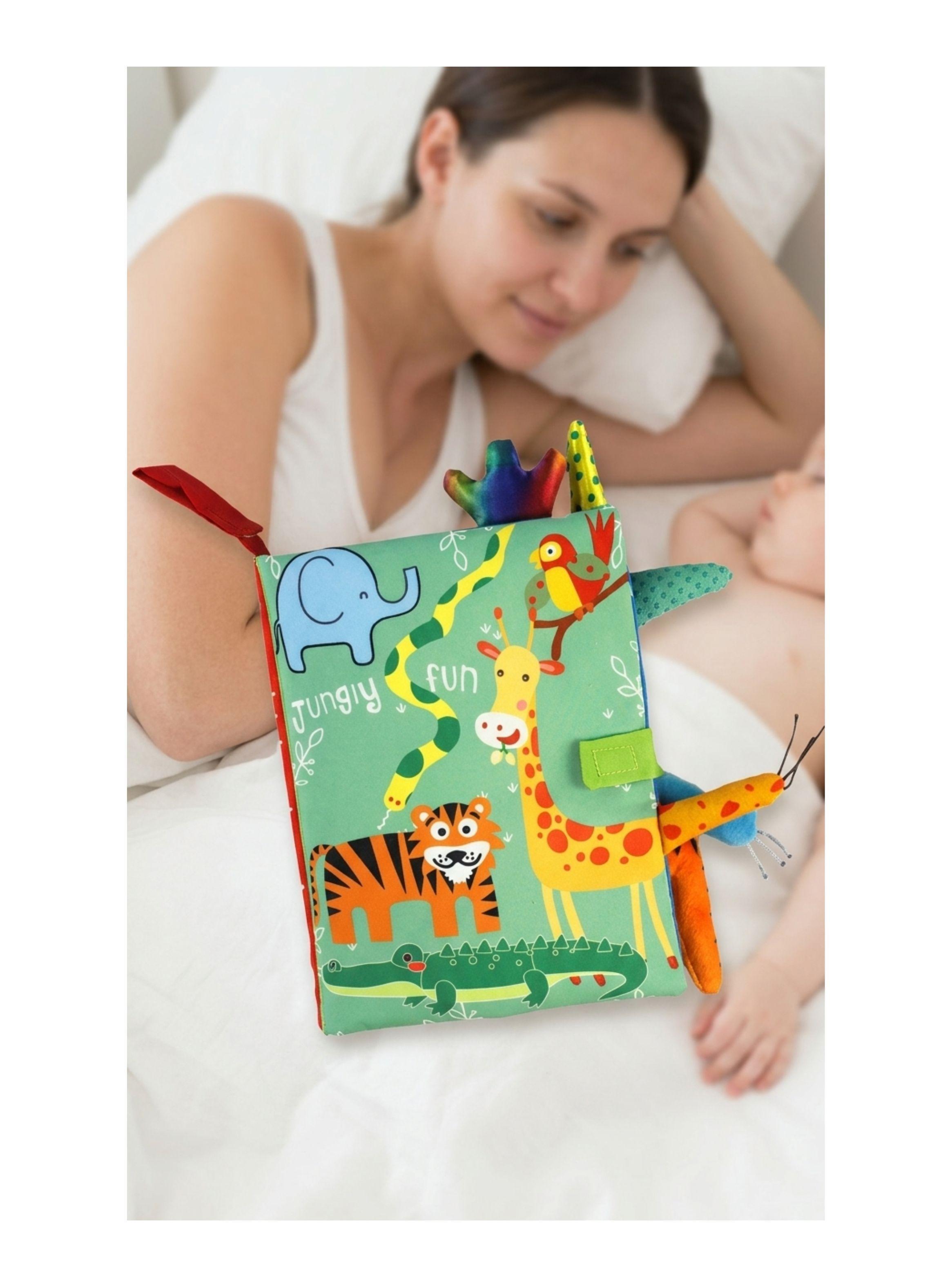 Libro Sensorial de Tela para Bebés Estimulación Temprana -3