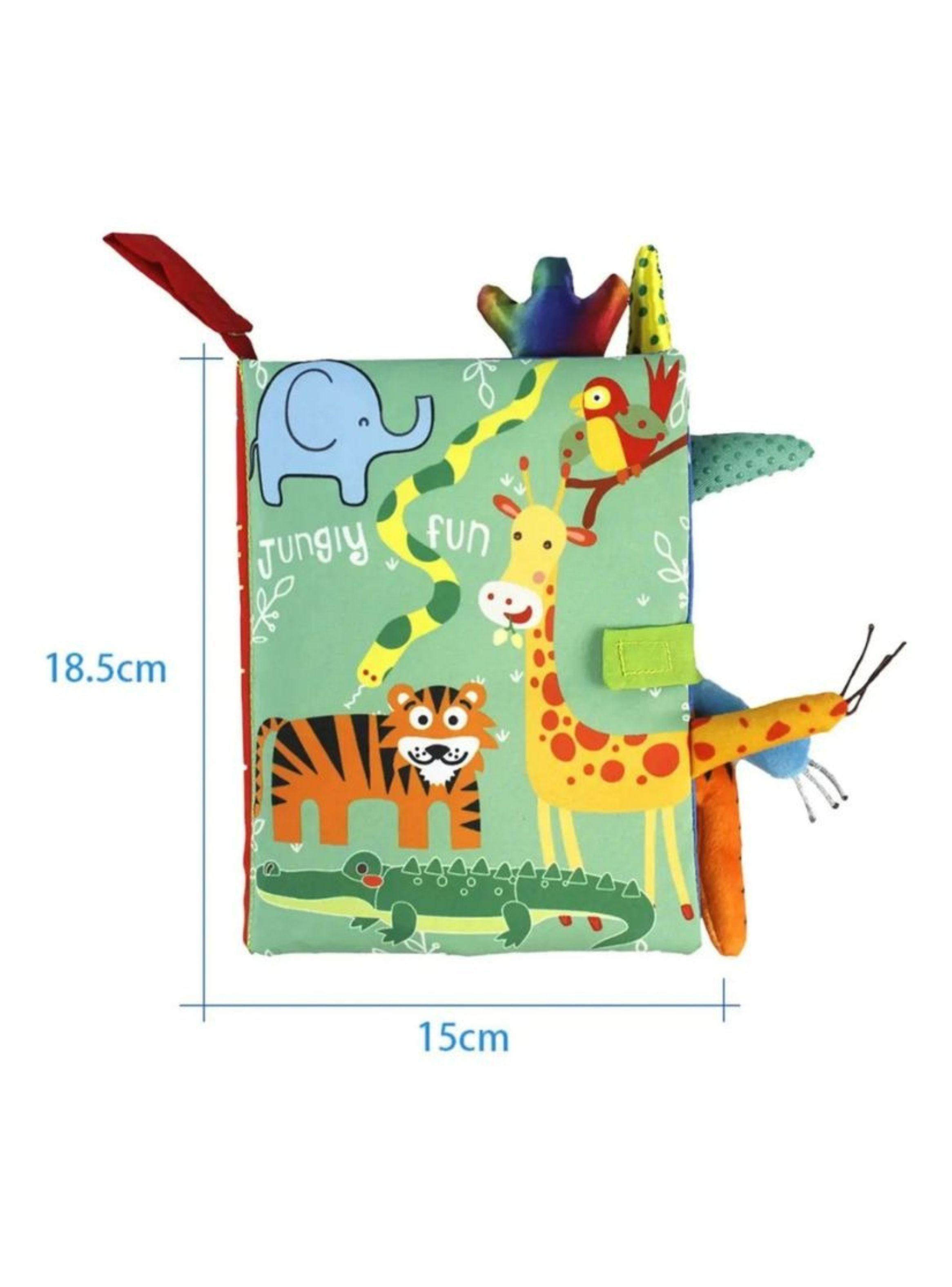 Libro Sensorial de Tela para Bebés Estimulación Temprana -4