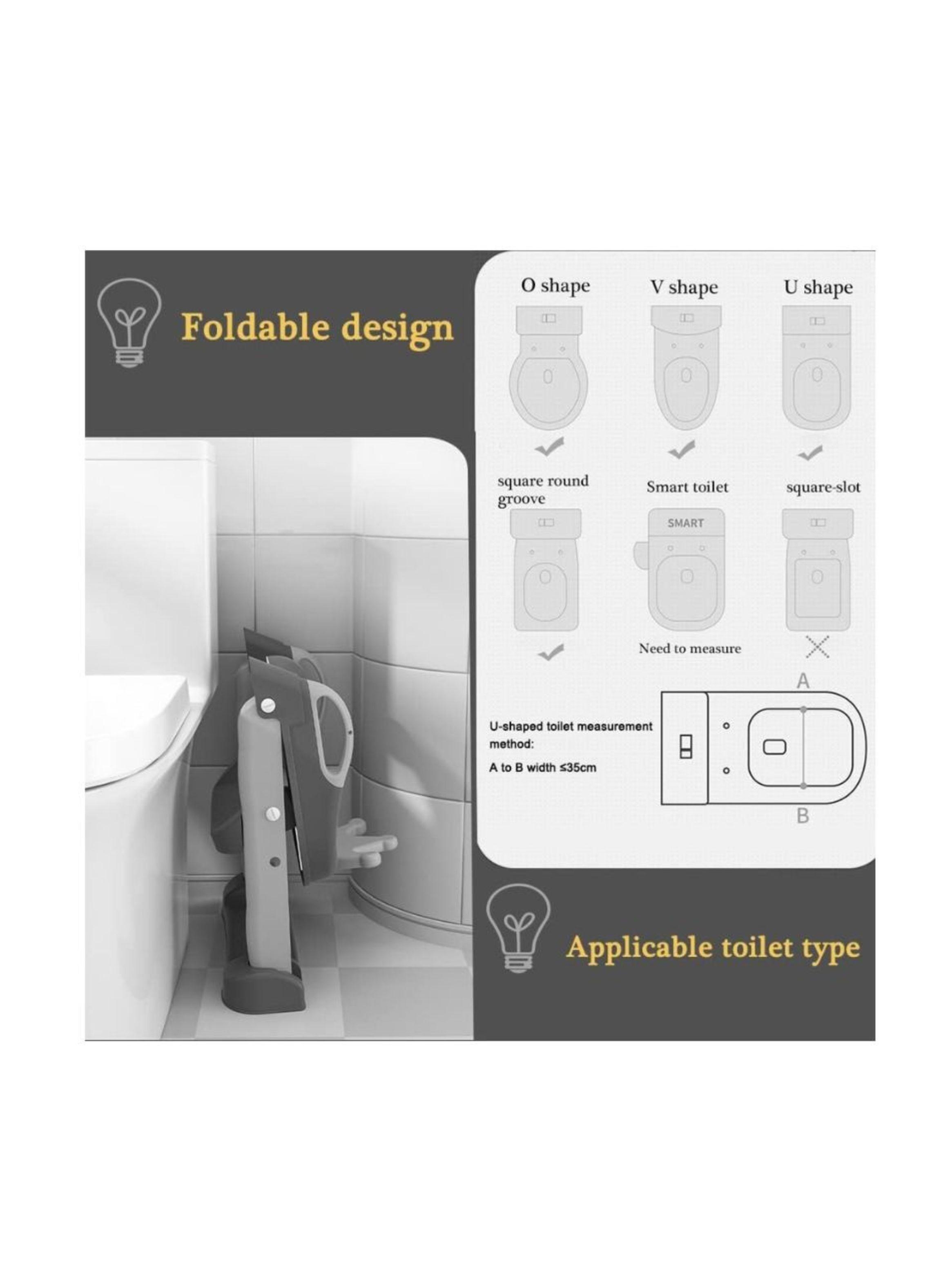Asiento De Baño Adaptador Plegable Para Niños-2
