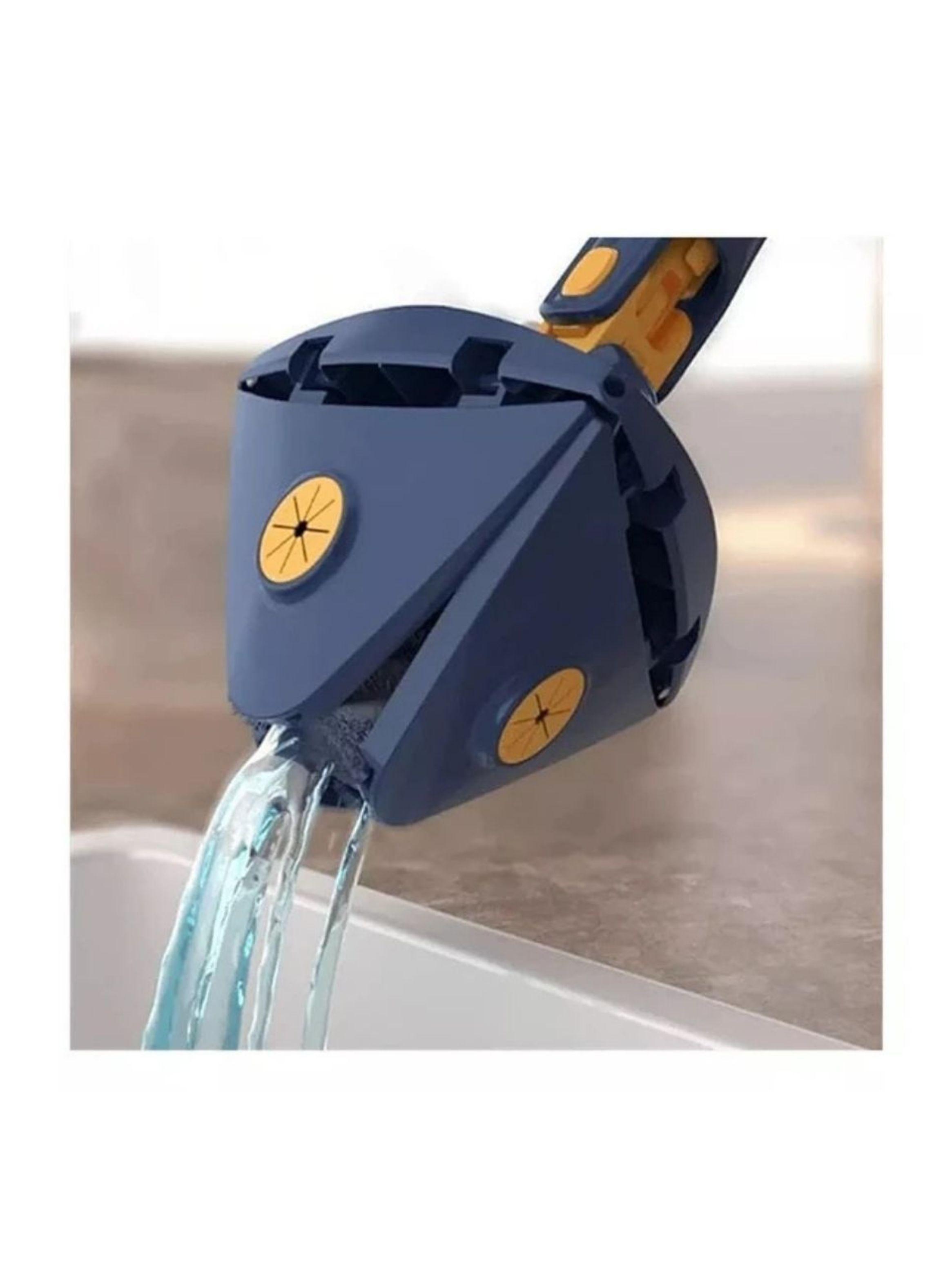 Trapeador De Limpieza Triangular Ajustable Giratorio 360°-2