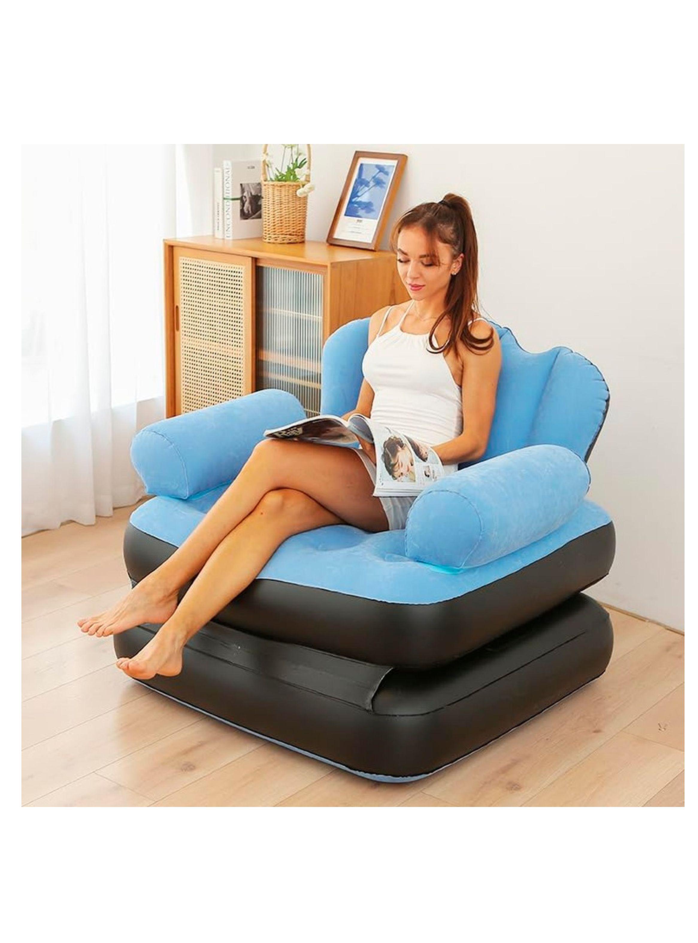 Sofá Cama Inflable De Doble Capa-4