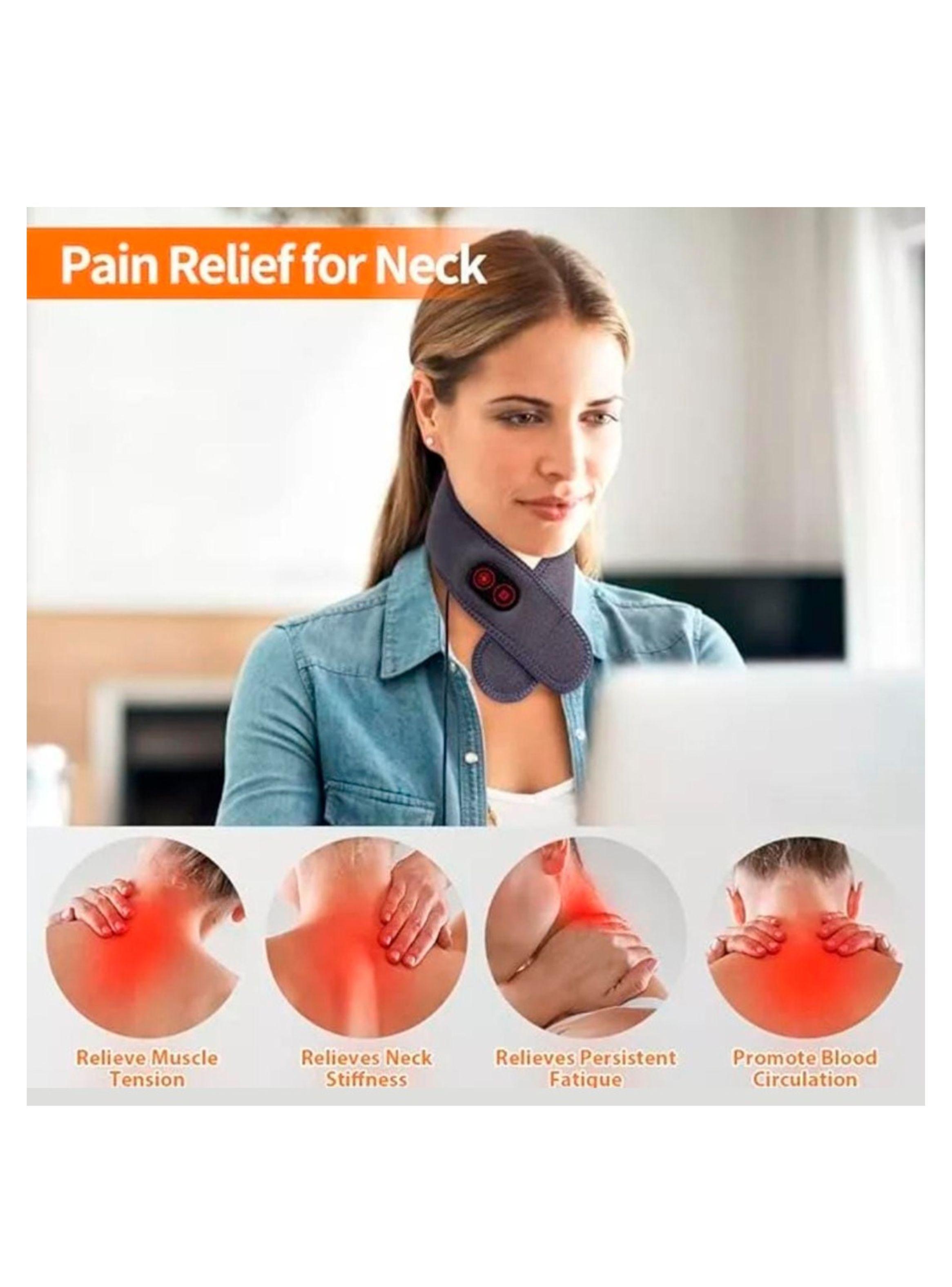 Masajeador Para Cuello Cervical Almohadilla Térmica-4
