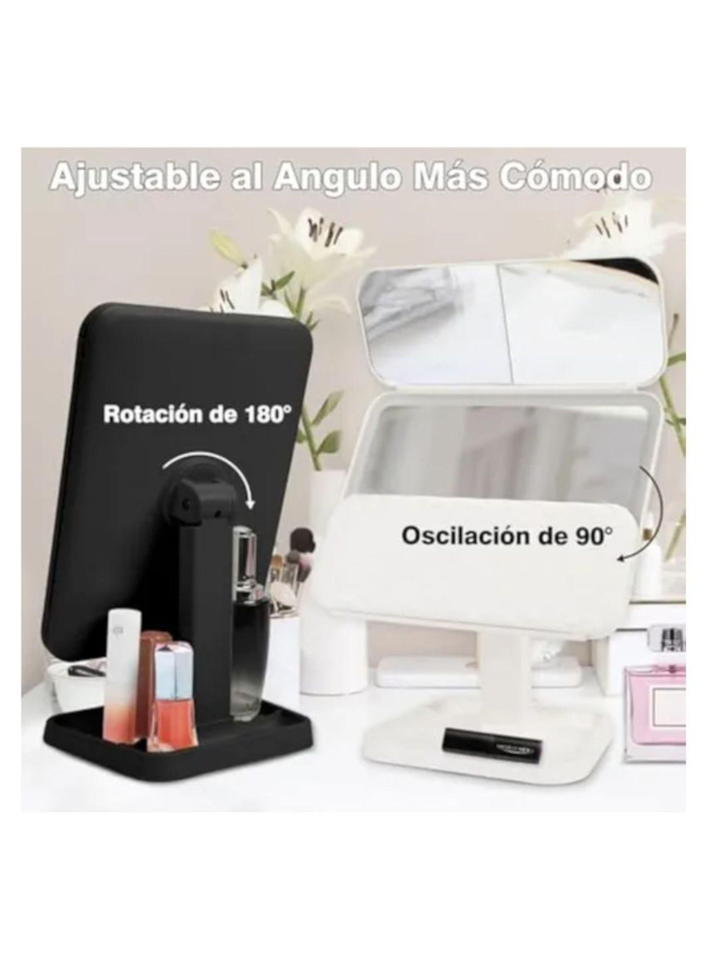 Espejo Con Luz Recargable Para Maquillaje-4