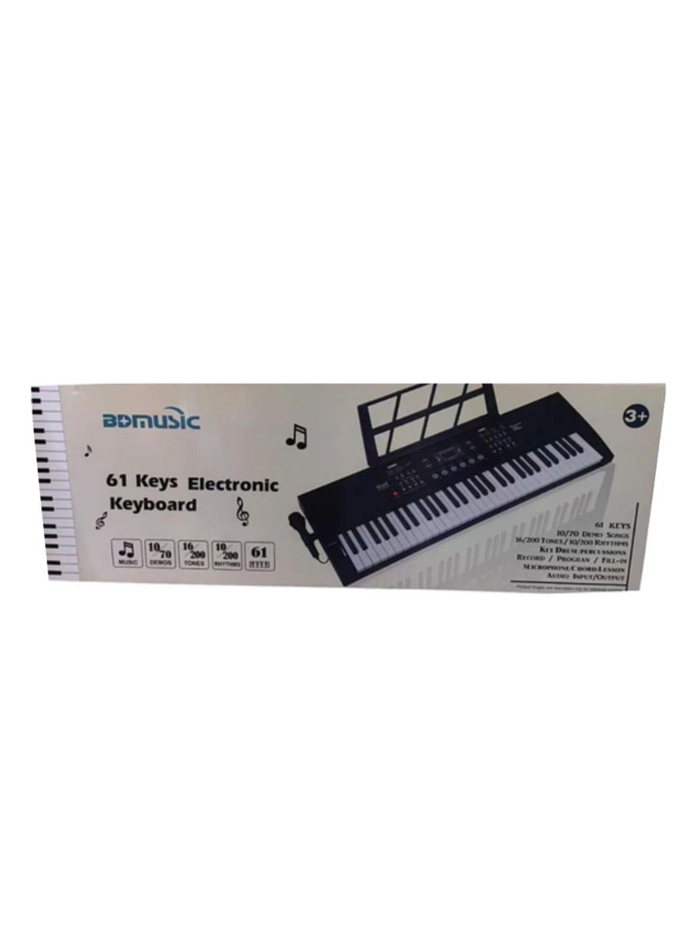 Teclado Órgano Musical Electrónico 61 Teclas 16 Tonos 10 Ritmos-2