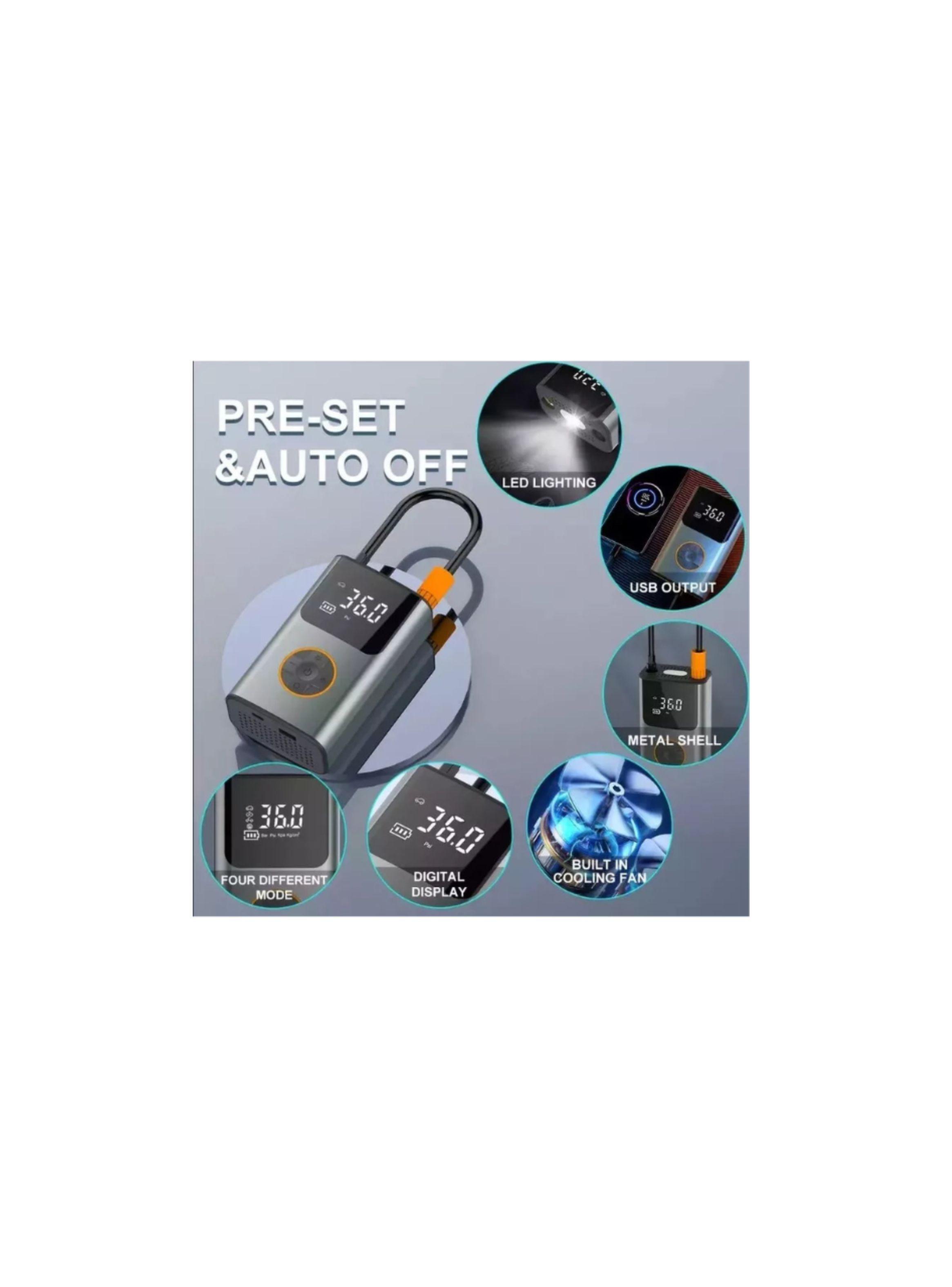 Inflador de aire portatil neumaticos multifuncional digital-3