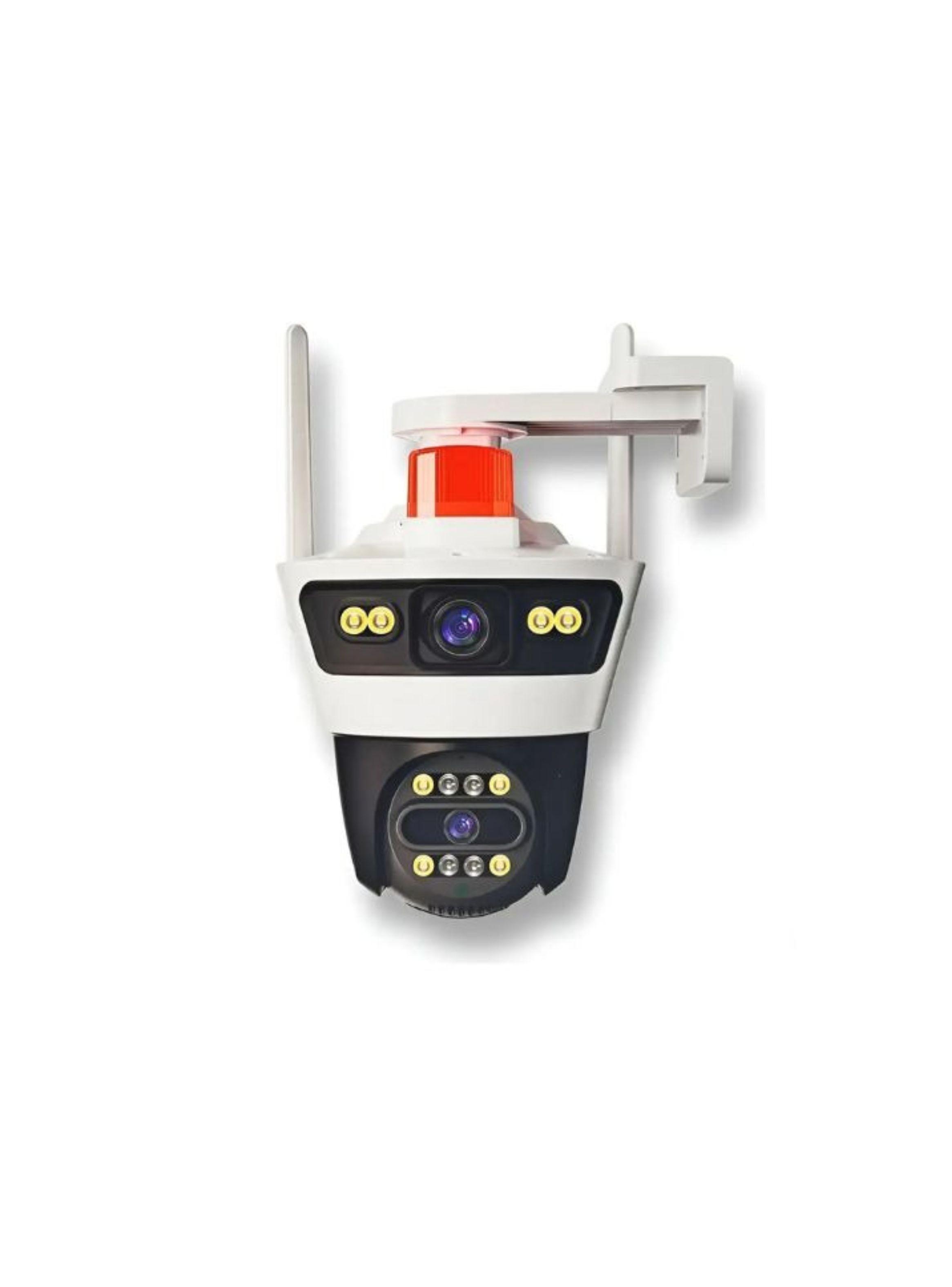 Cámara De Seguridad Jortan Doble Lente Wifi Exterior-0