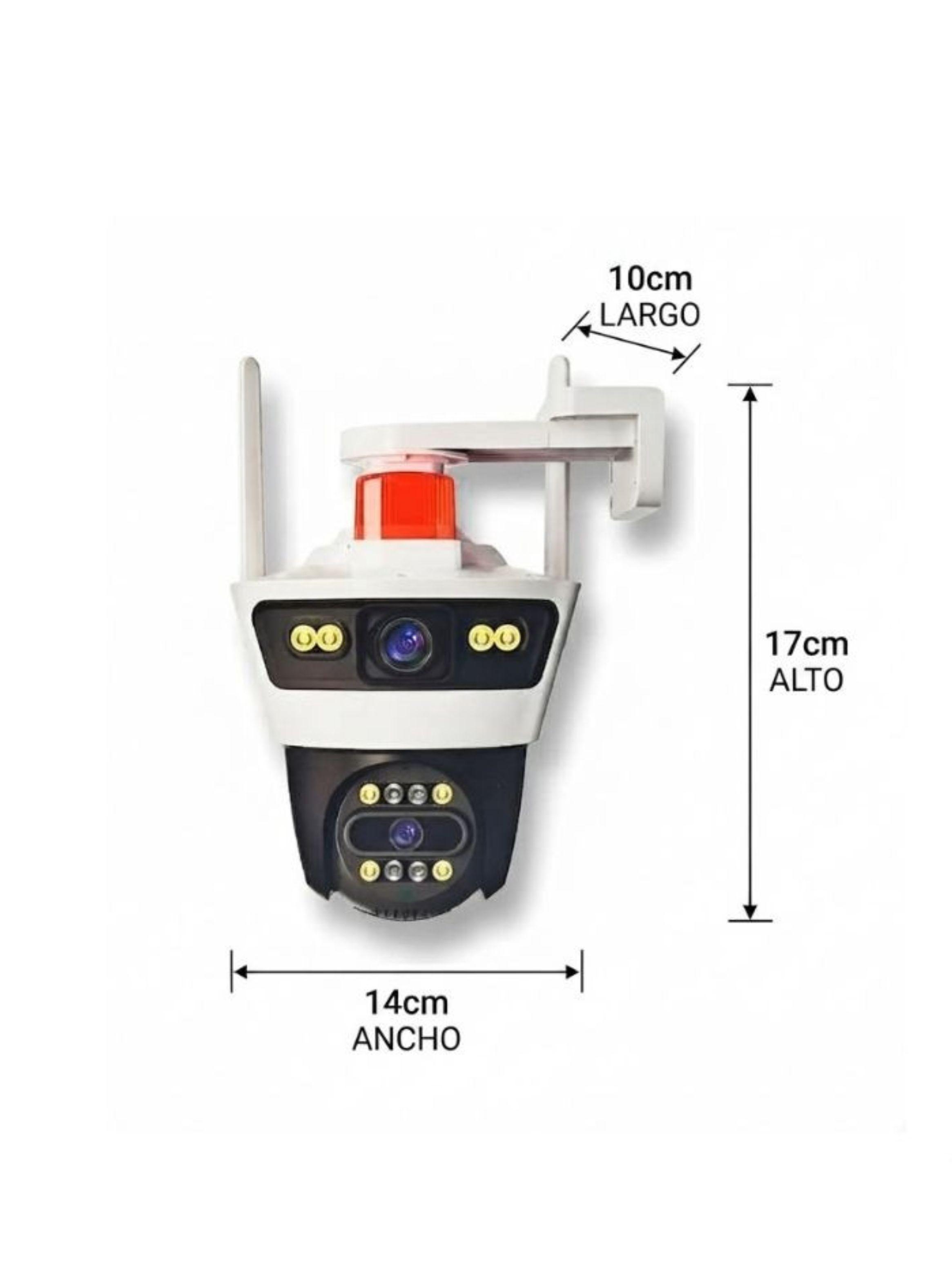 Cámara De Seguridad Jortan Doble Lente Wifi Exterior-3