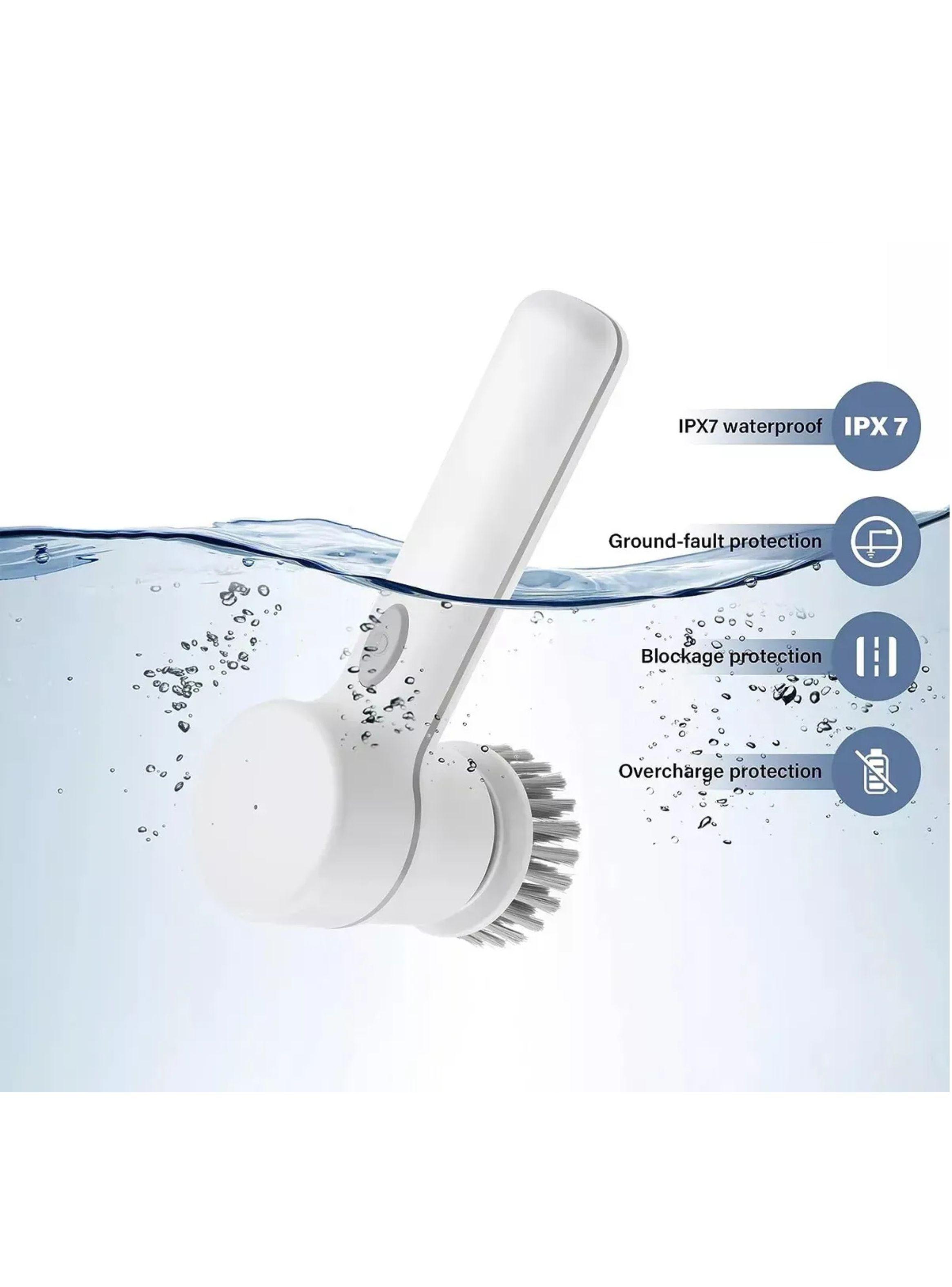 Cepillo Electrico Limpieza Giratorio Magic Brush 5 En 1-3